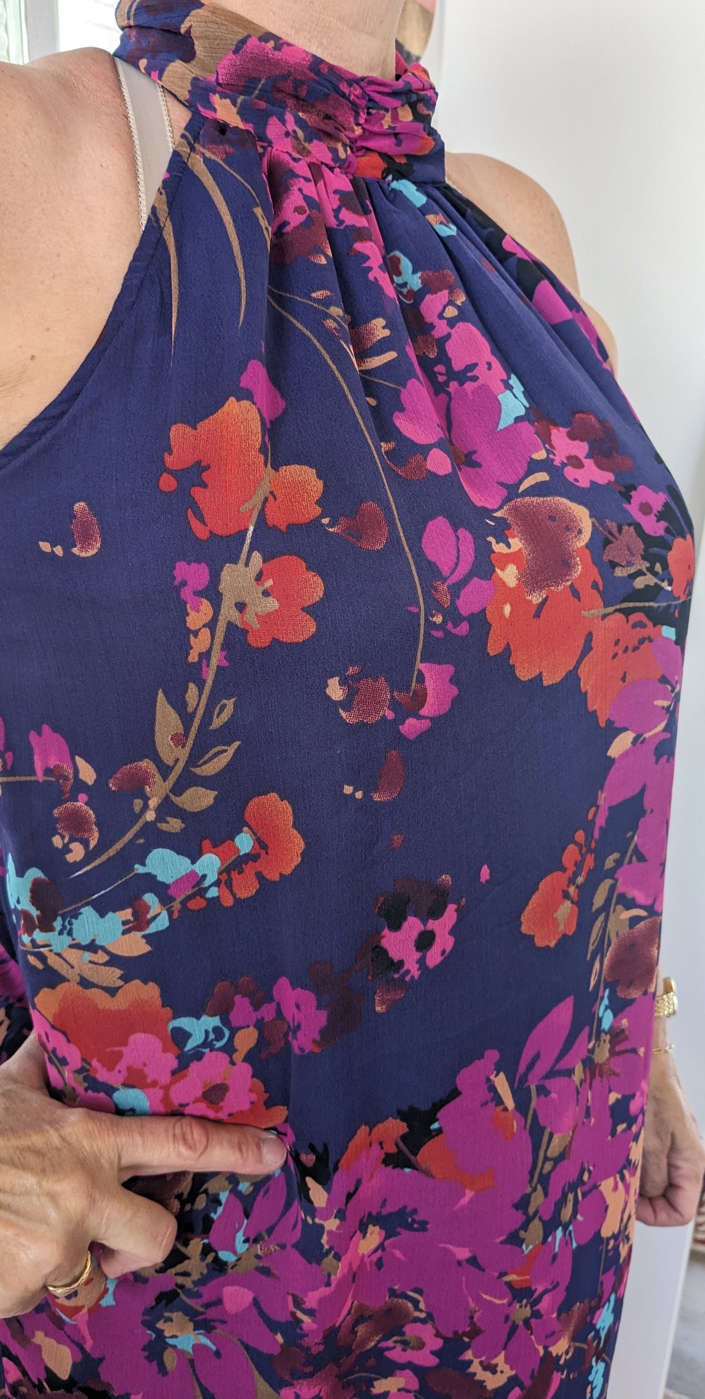 Robe fleurie violet - Kiabi - 42/44