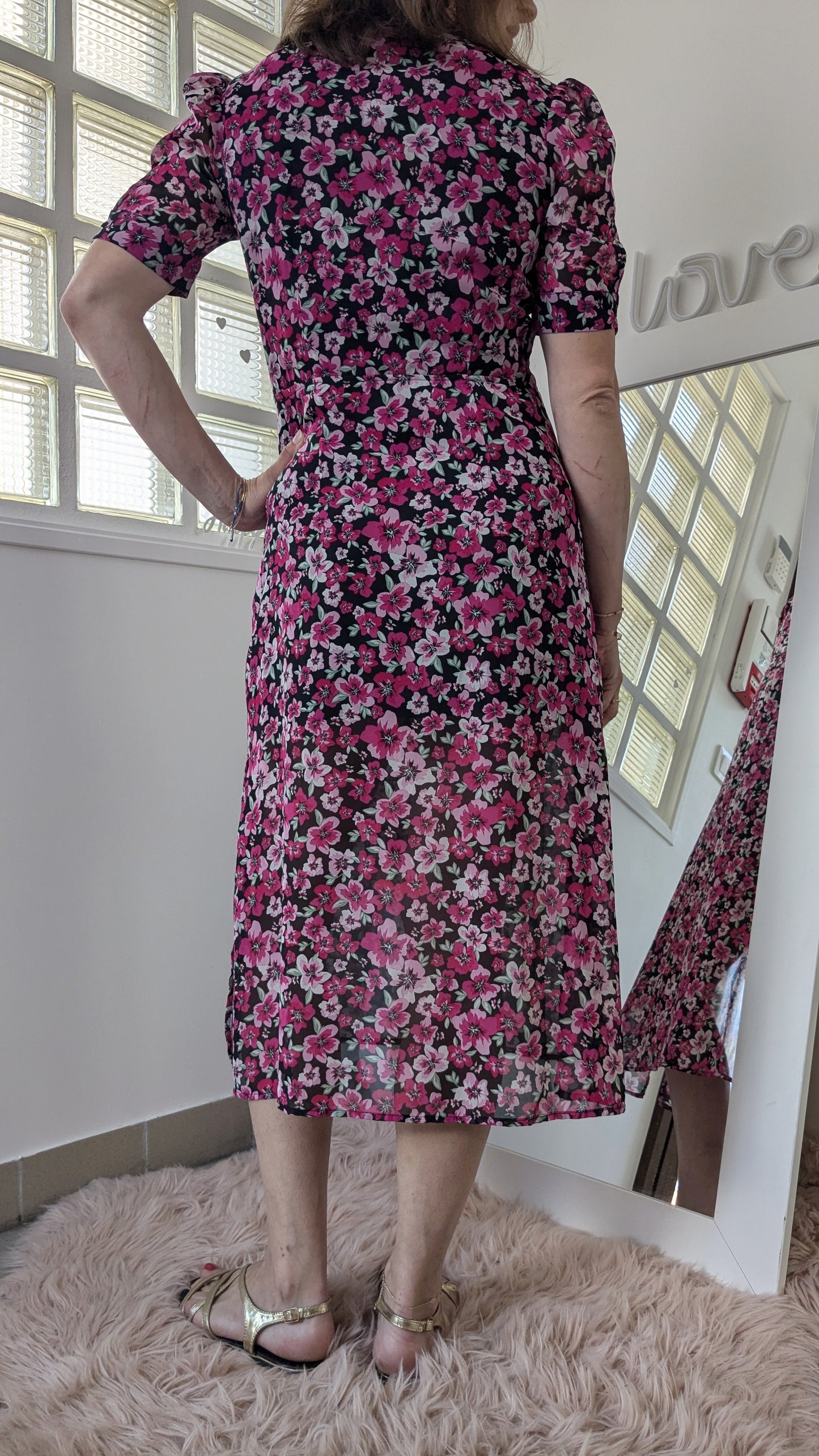 Robe longue fleurie - Kiabi - 38