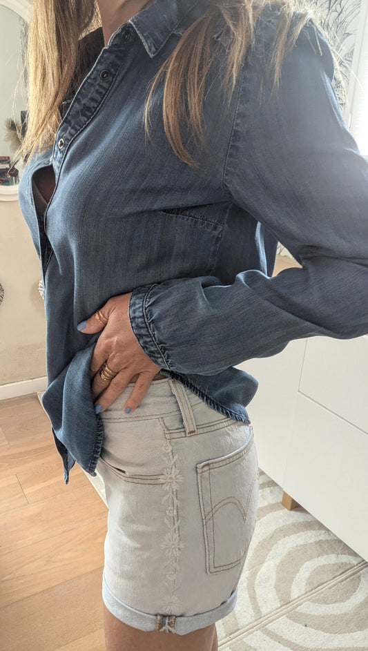 Short jeans brodé 501 - Levis - 34