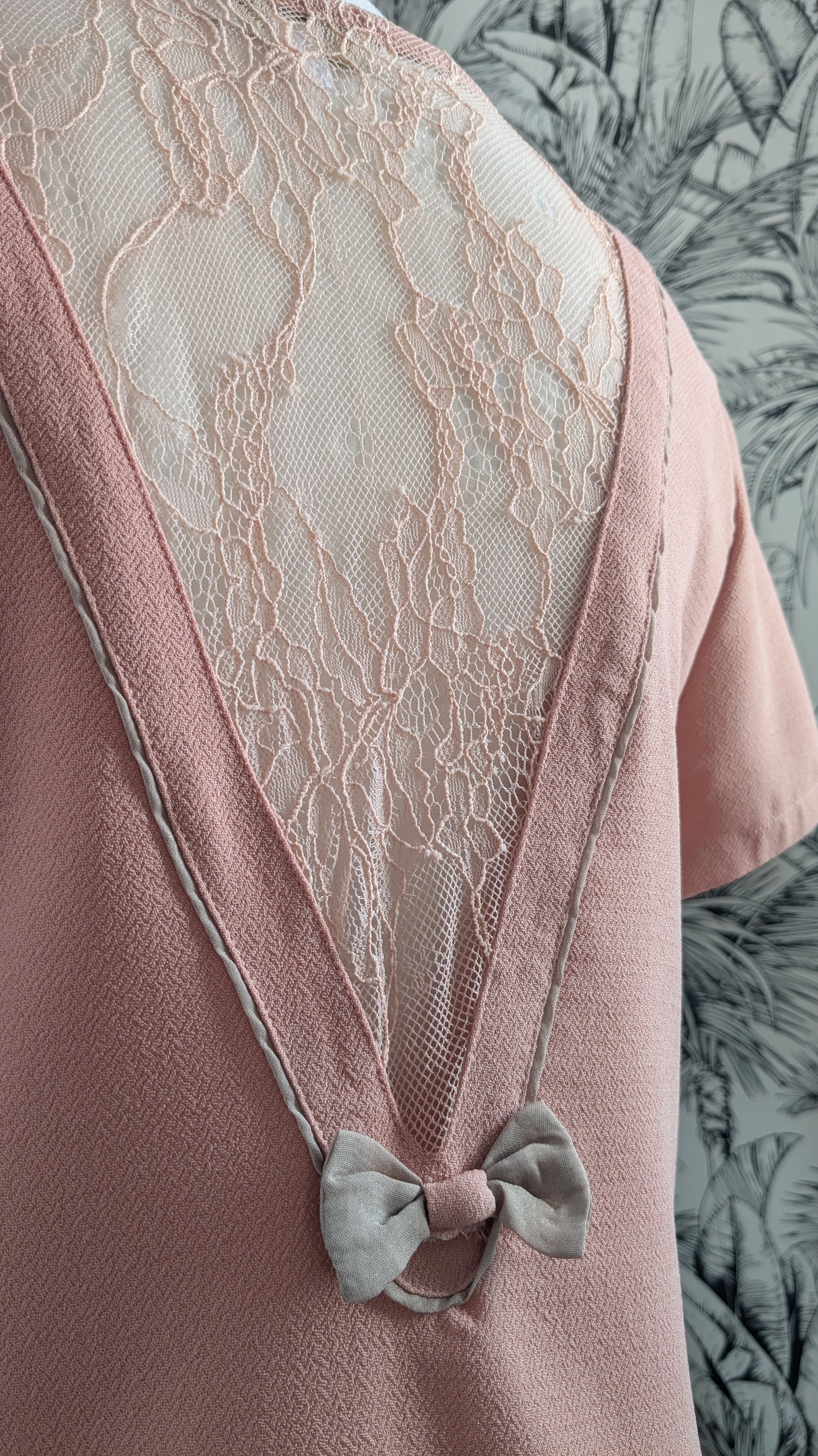 Robe rose tendre dentelle - Andy & Lucy - 40