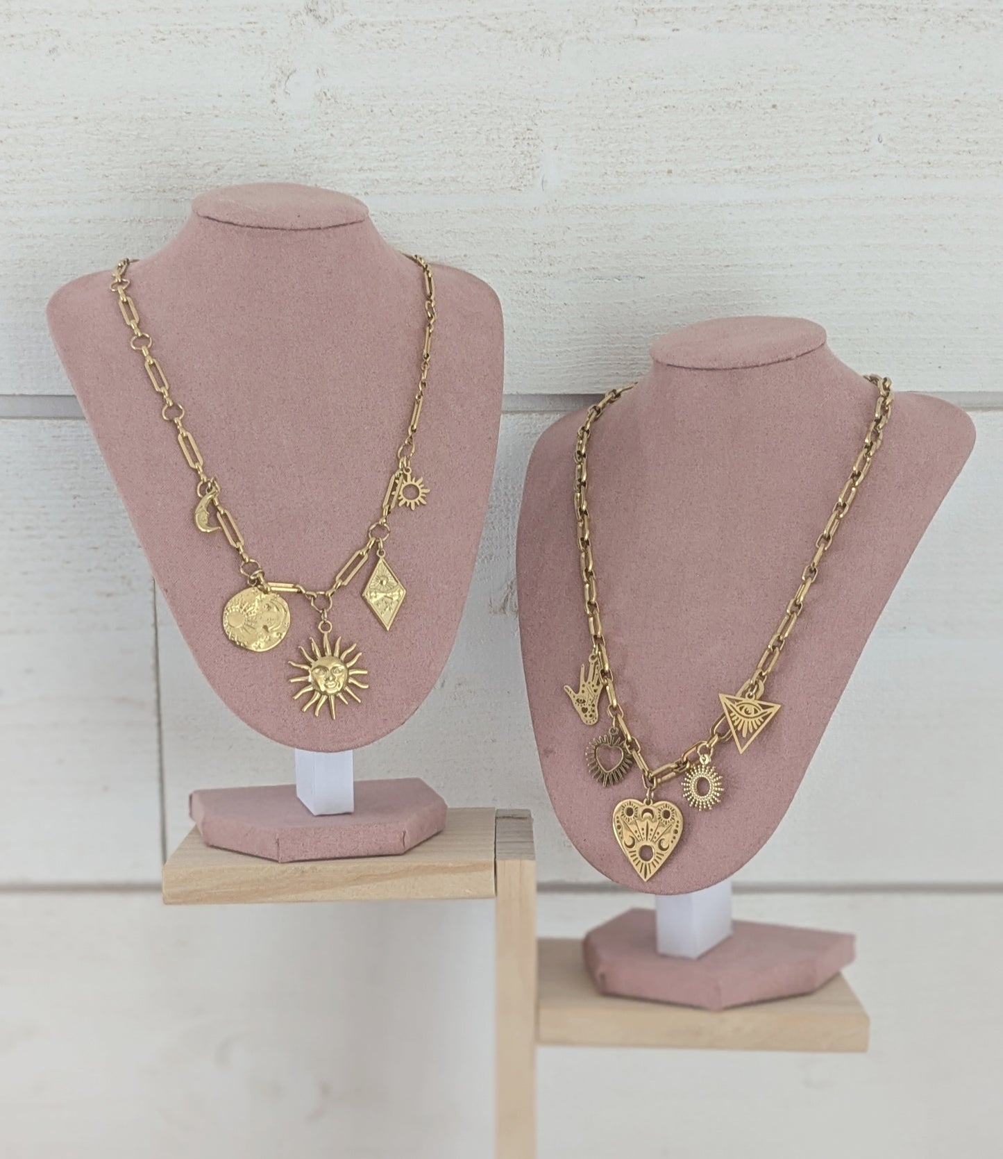 Bijoux Collier multi cœur - La Perleuse en Série - TU