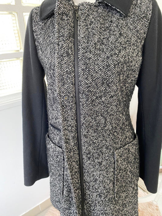 Manteau bicolore chiné - Etam - 38