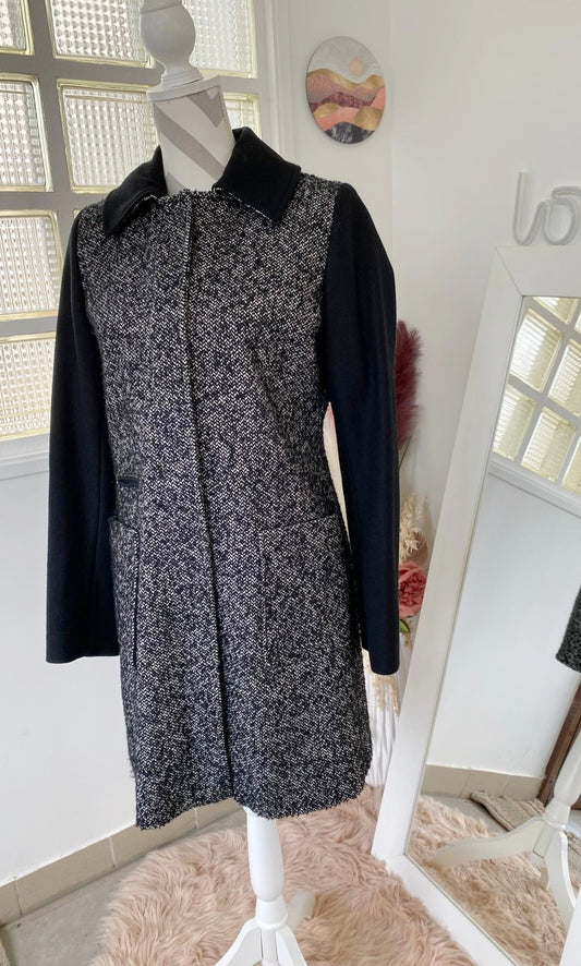 Manteau bicolore chiné - Etam - 38