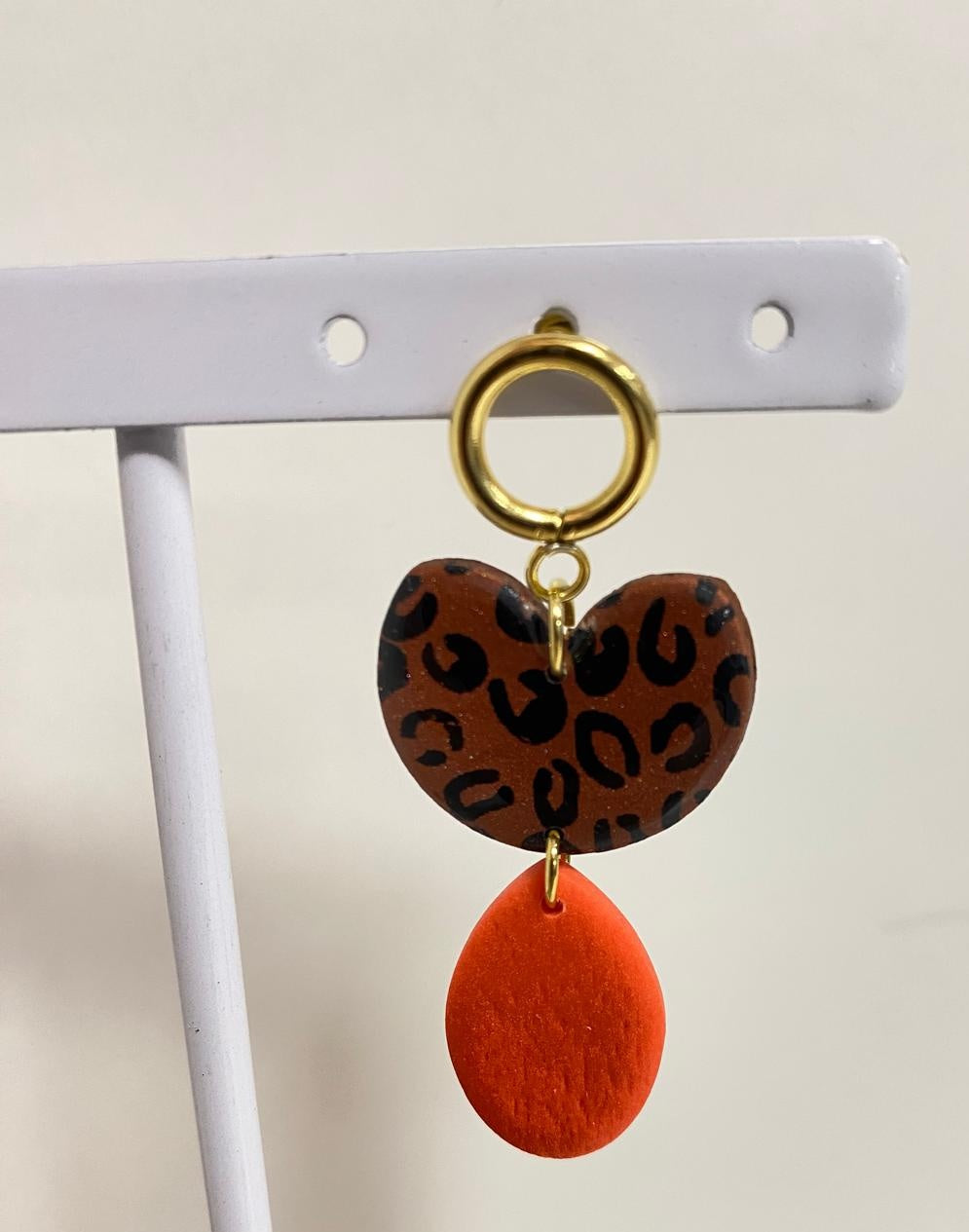 Bijoux Boucles d'oreilles léopard - Création La Bouclette dorée - TU