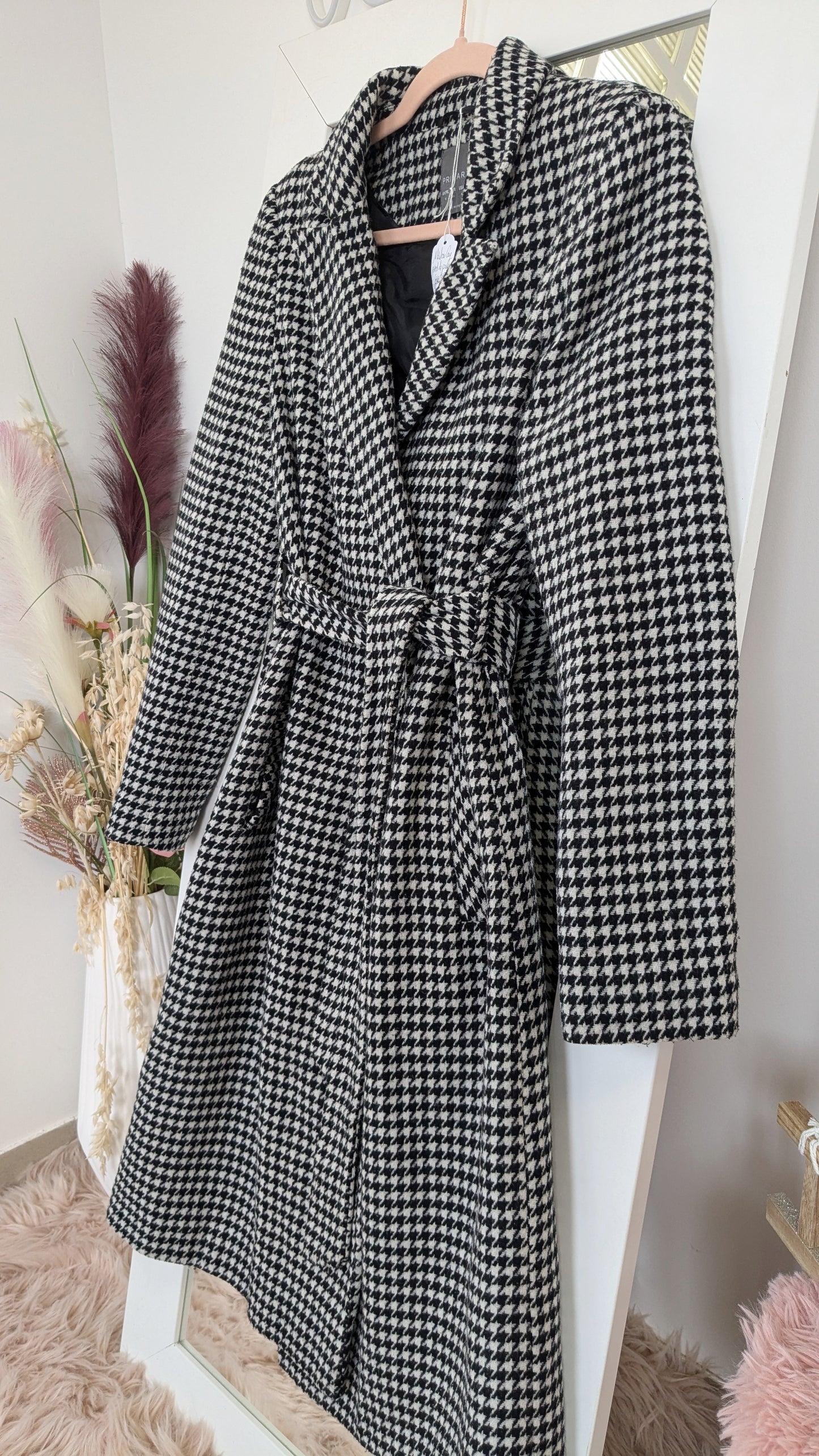 Manteau long pied de coq - Primark - 36