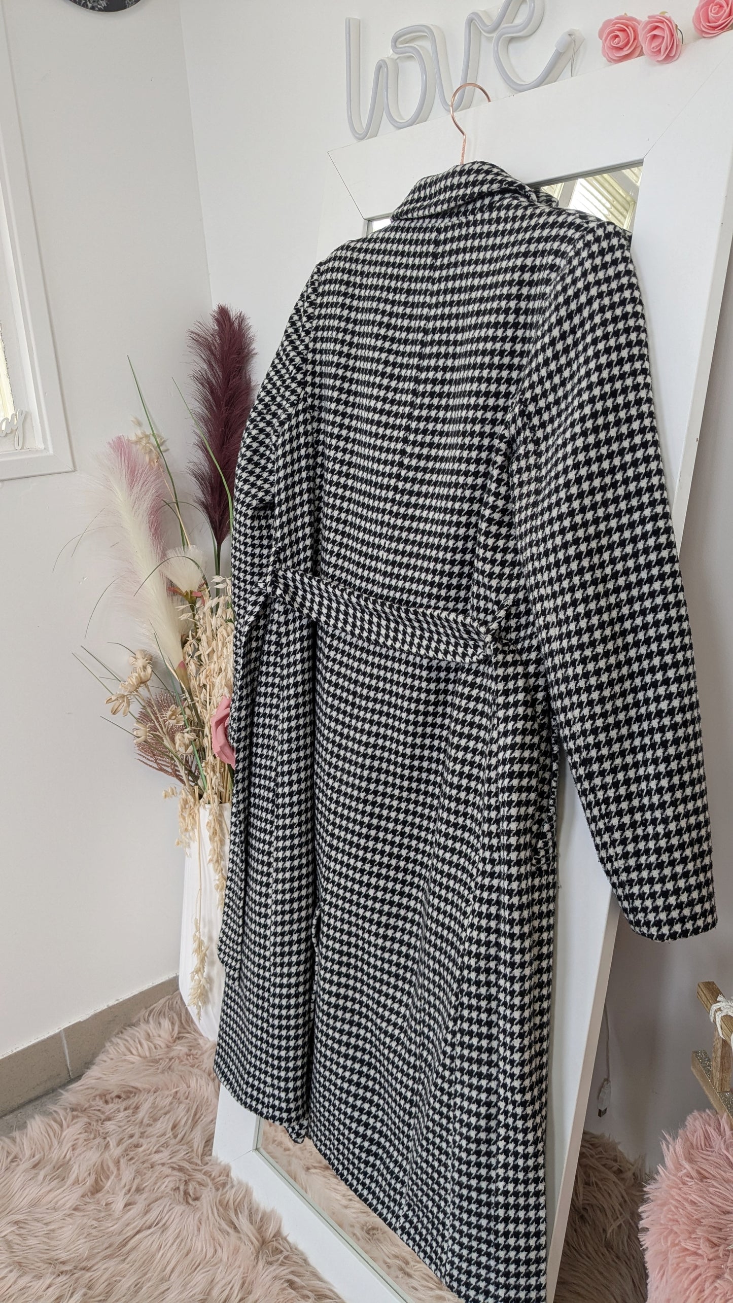 Manteau long pied de coq - Primark - 36