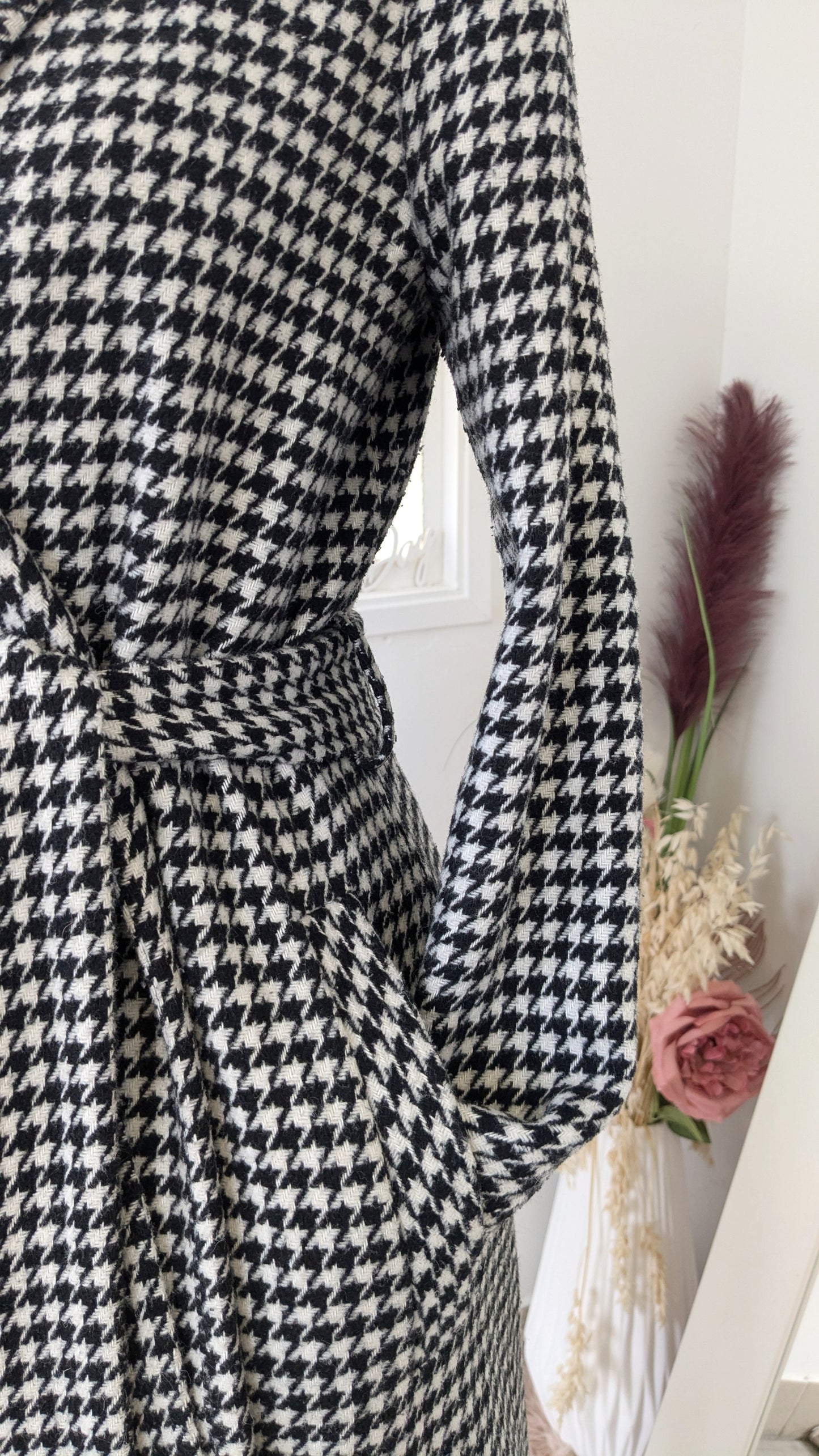 Manteau long pied de coq - Primark - 36