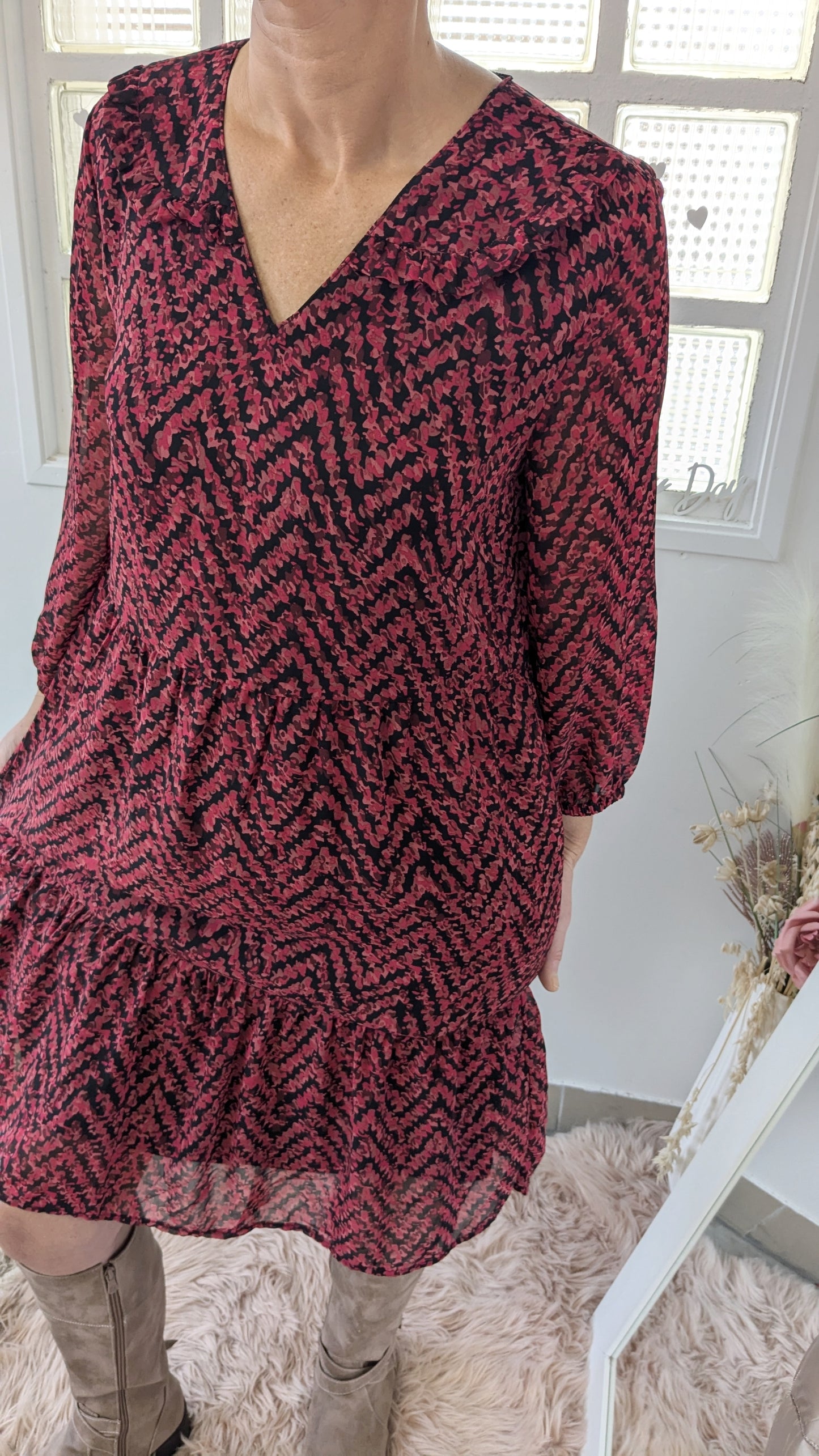 Robe bohème framboise - Esmara - 38/40