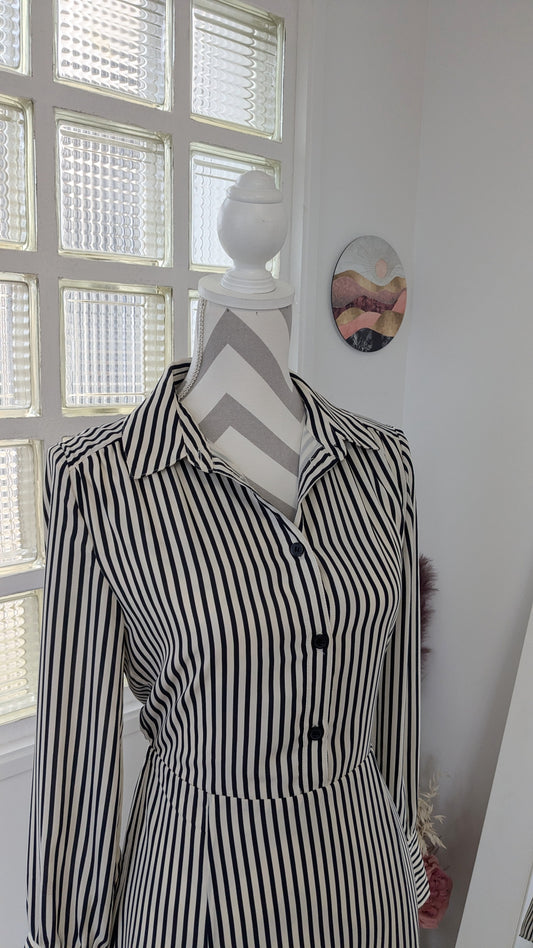 Robe souple rayée - H&M - 36