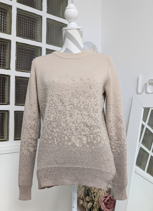 Pull beige rosé irisé - H&M - 36