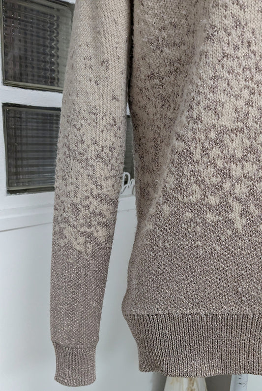 Pull beige rosé irisé - H&M - 36