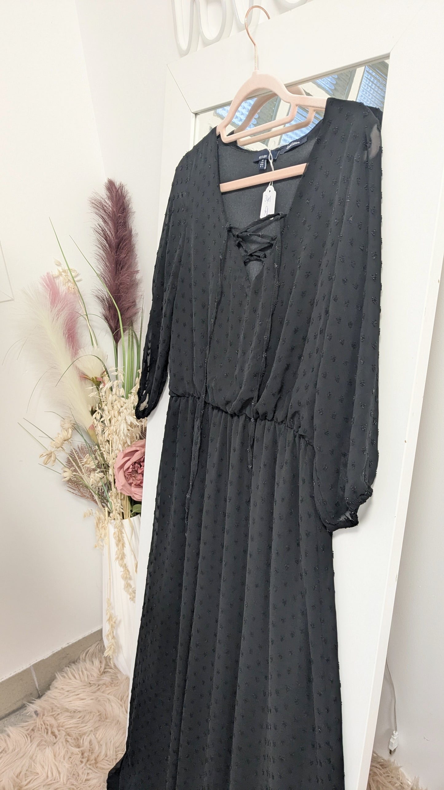 Robe longue plumetis coeurs - Kiabi - 38