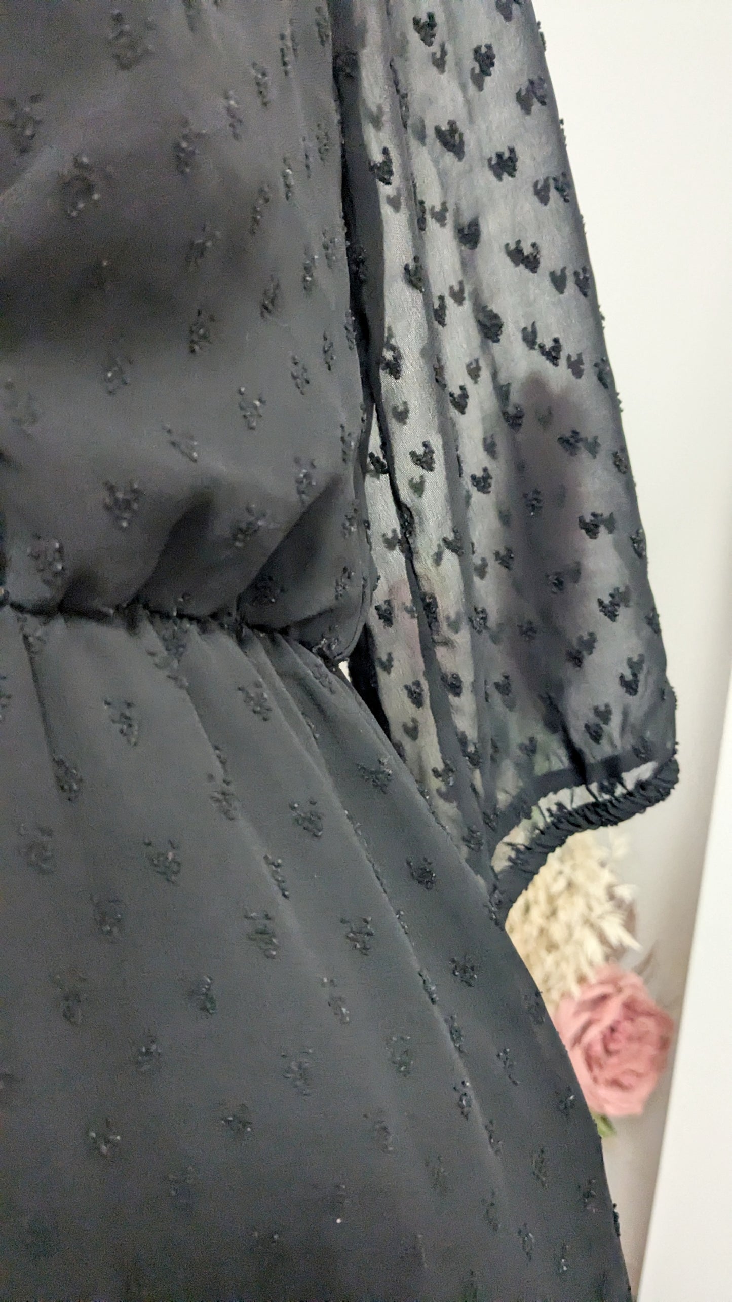 Robe longue plumetis coeurs - Kiabi - 38