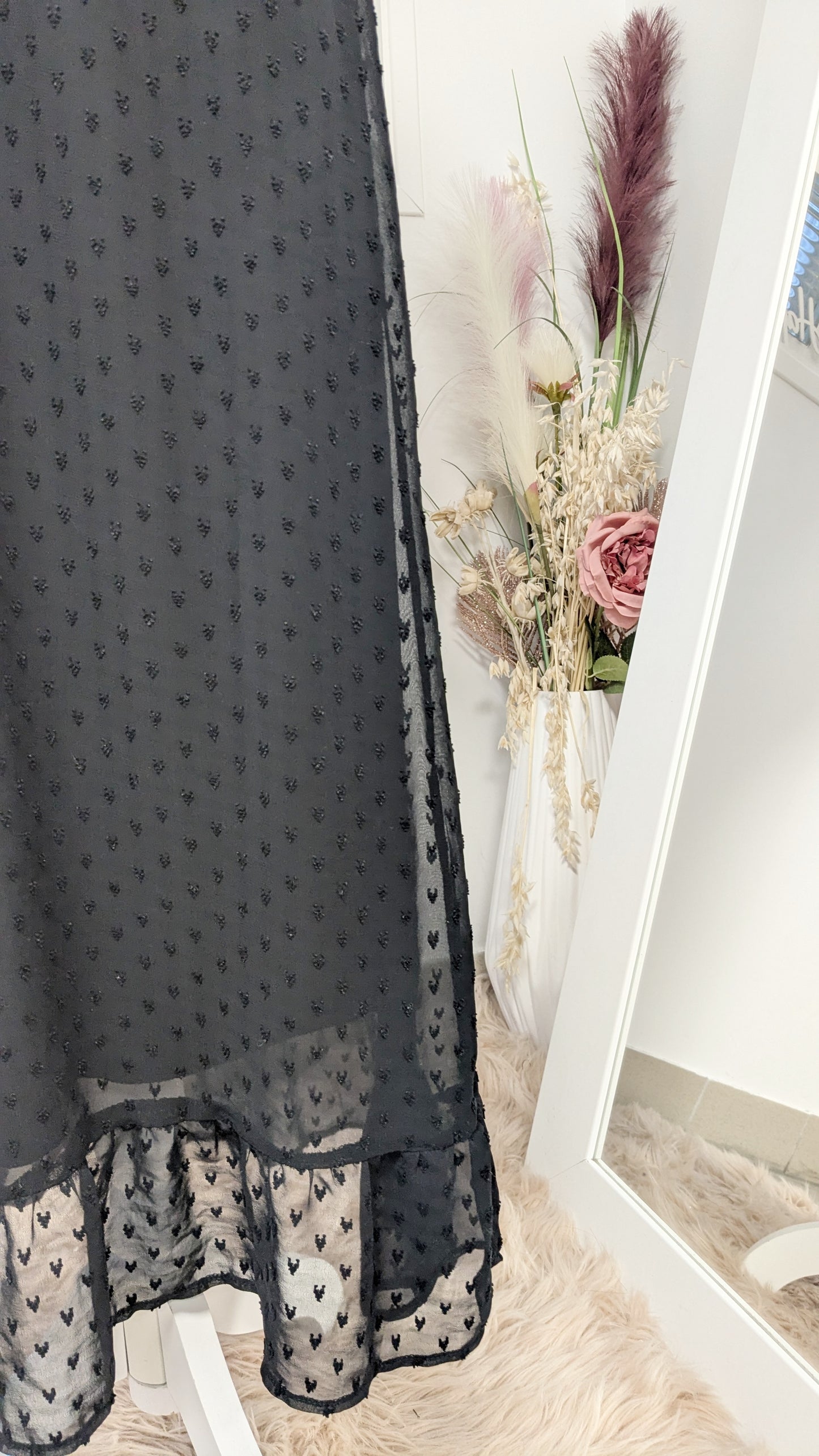Robe longue plumetis coeurs - Kiabi - 38