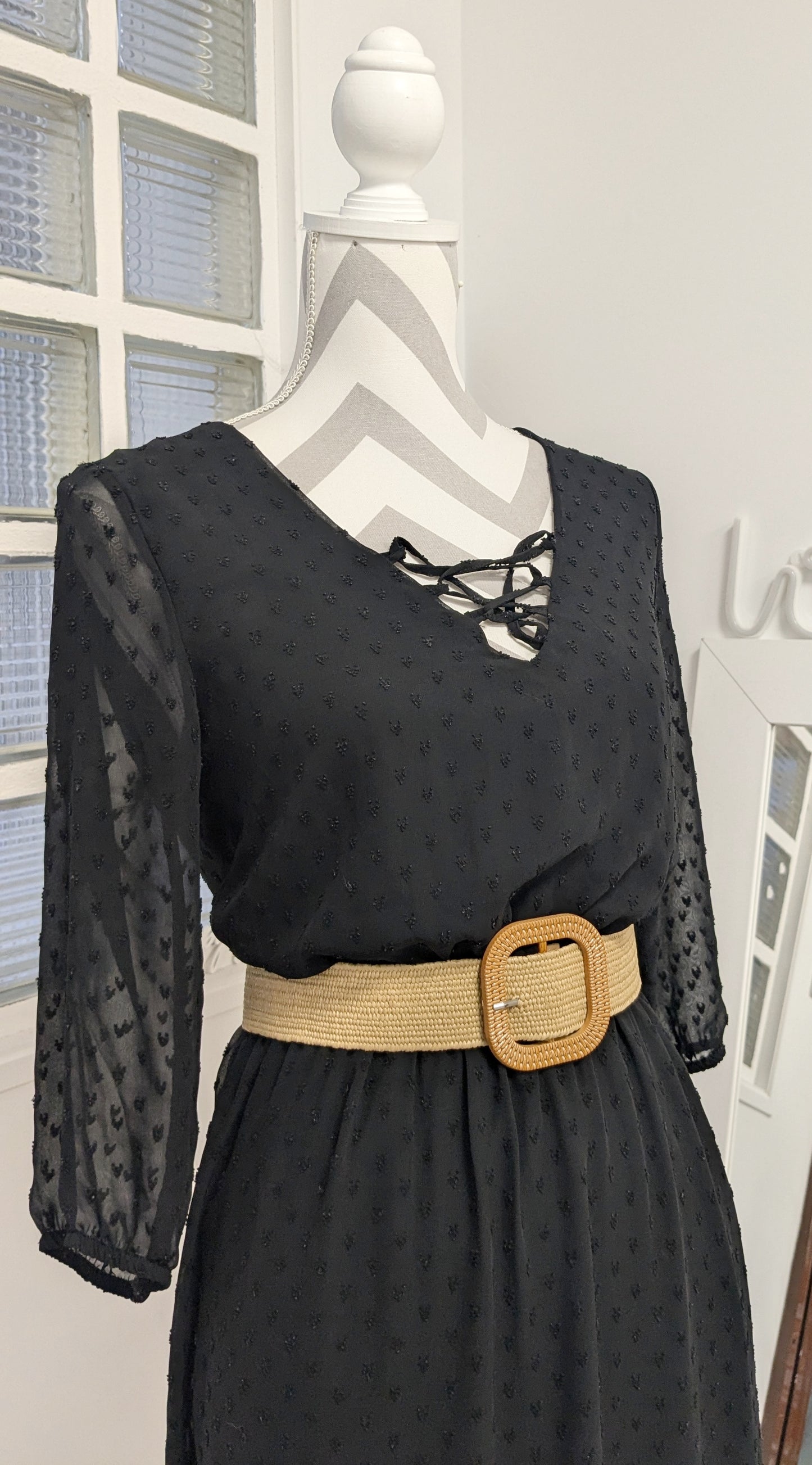Robe longue plumetis coeurs - Kiabi - 38