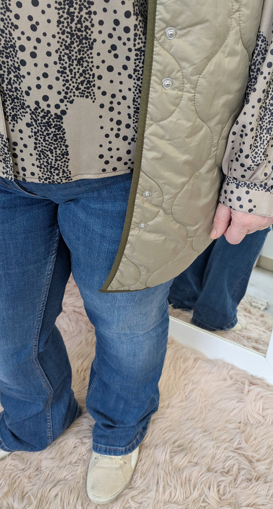 Veste sans manches kaki - H&M - TU