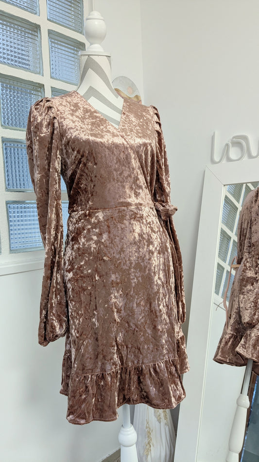 Robe velours rose poudré - Rut Circle - 40