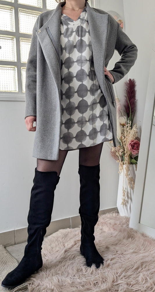 Robe droite graphique - DDP - 38