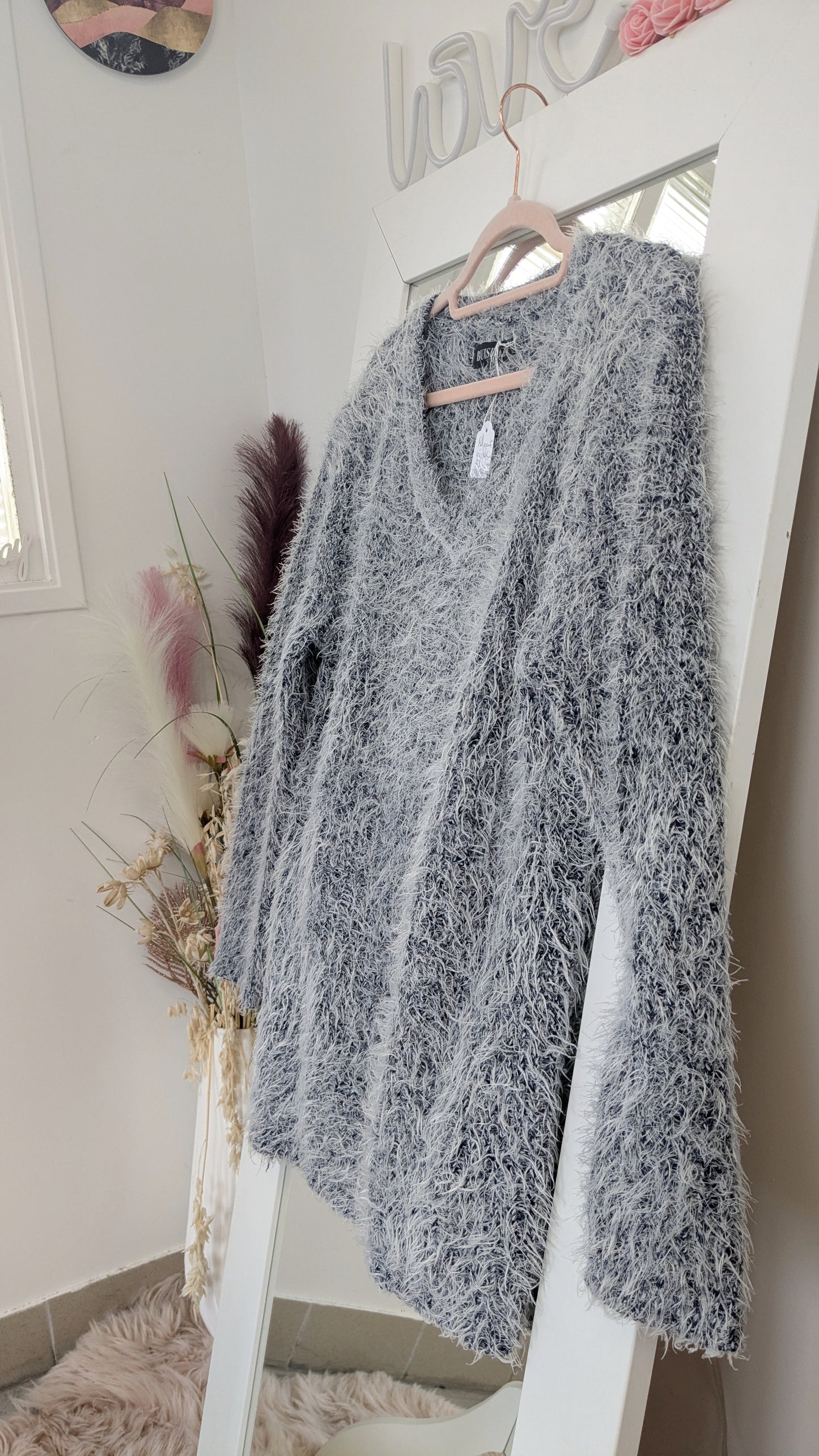 Pull pilou gris blanc - Buisdae - 42/44