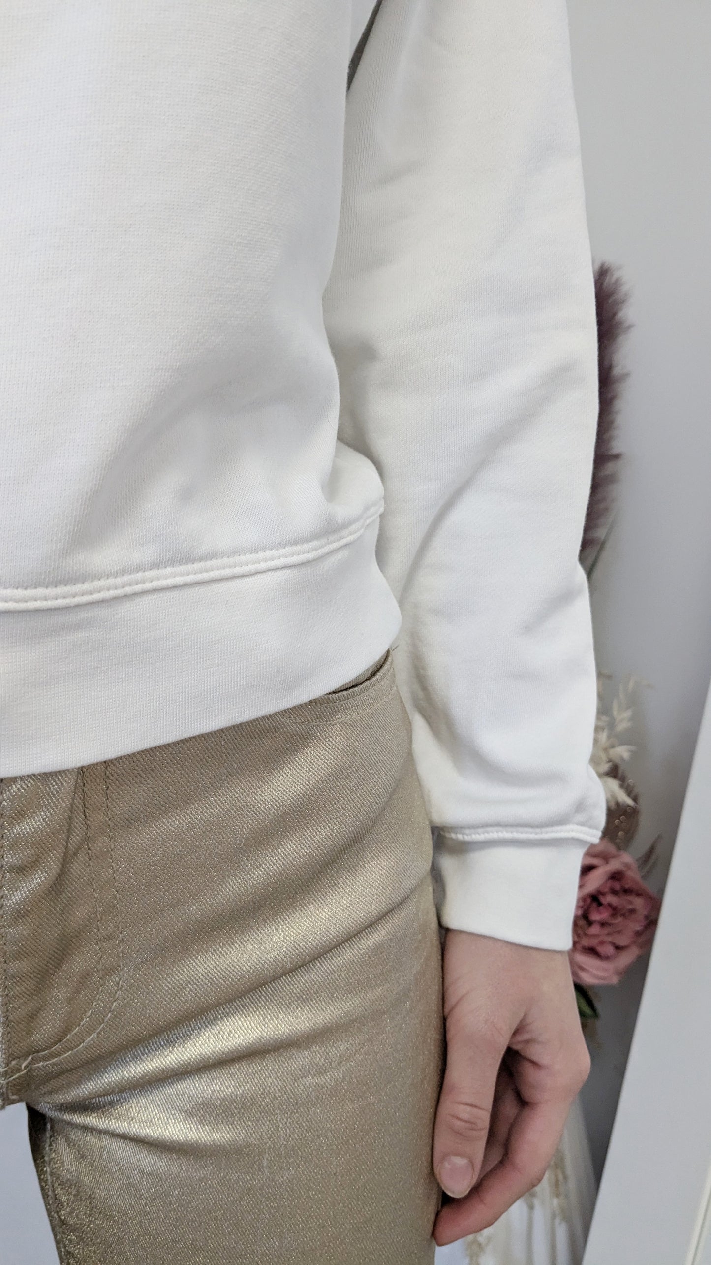 Jeans Wide doré - Pull & Bear - 34