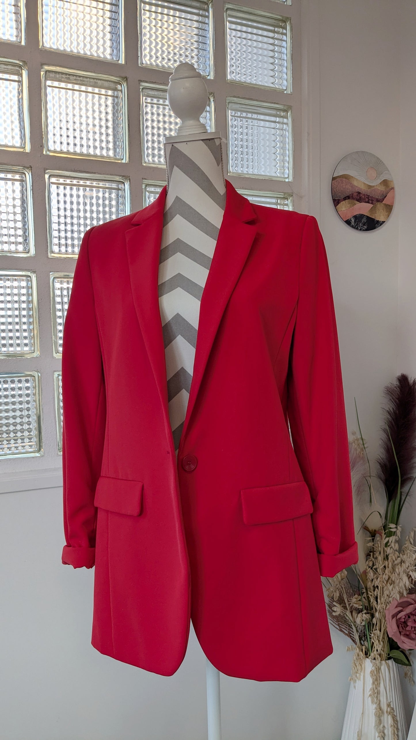 Blazer souple rouge corail - Jbc - 38