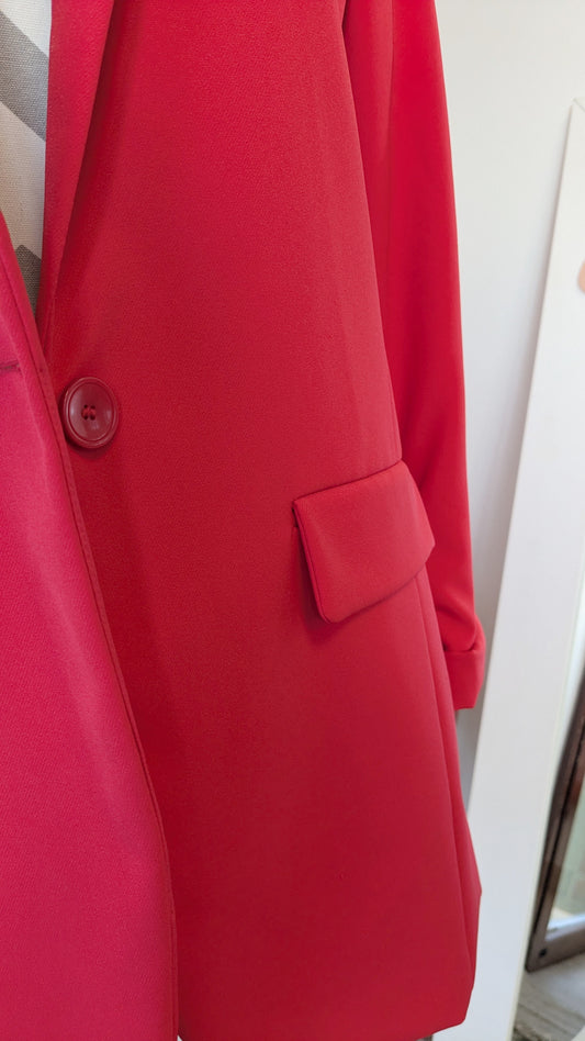 Blazer souple rouge corail - Jbc - 38