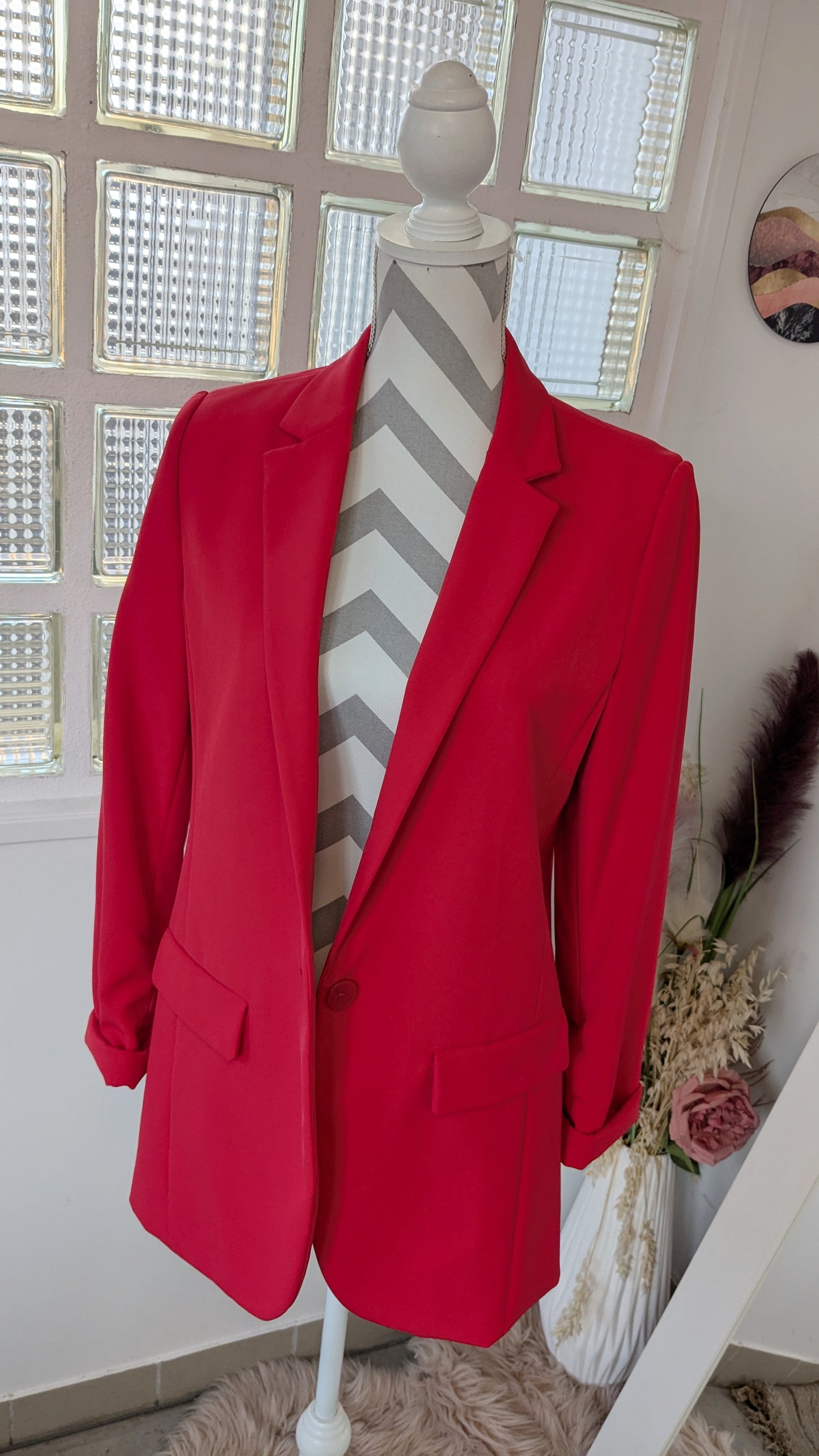 Blazer souple rouge corail - Jbc - 38