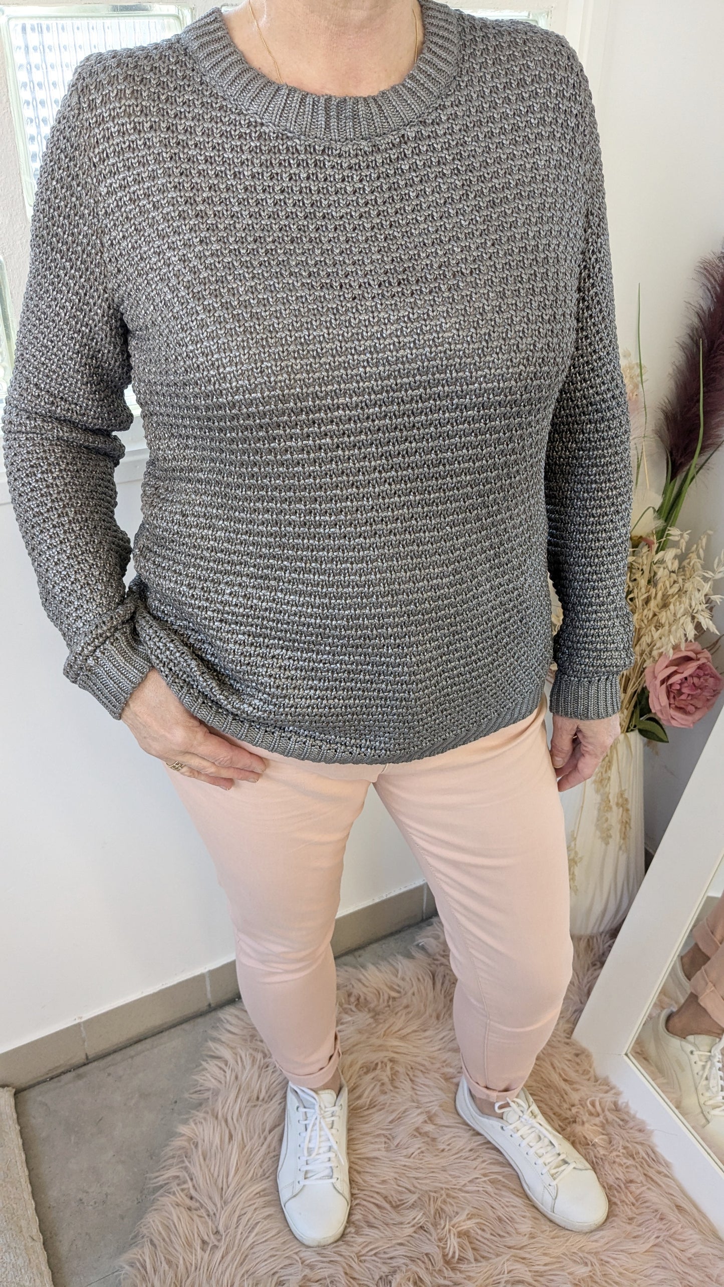 Pull gris texturé - Kaporal - 42/44