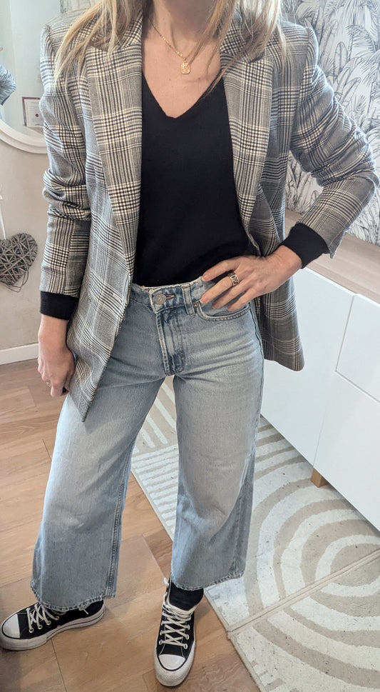 Blazer à carreaux - H&M - 34/36