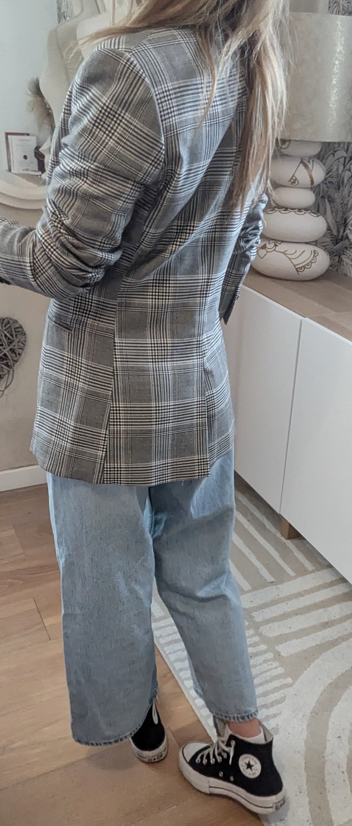 Blazer à carreaux - H&M - 34/36