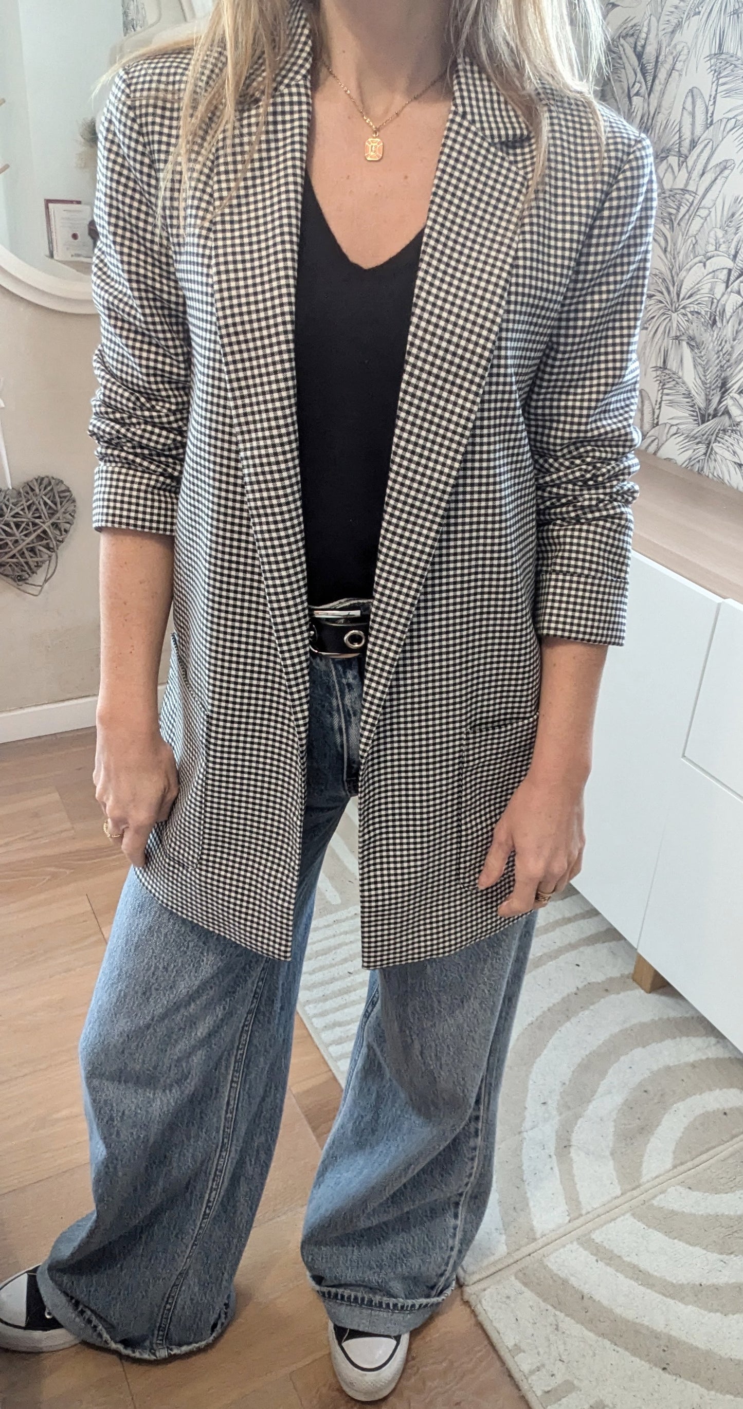 Blazer cool vichy - Pimkie - 34/36