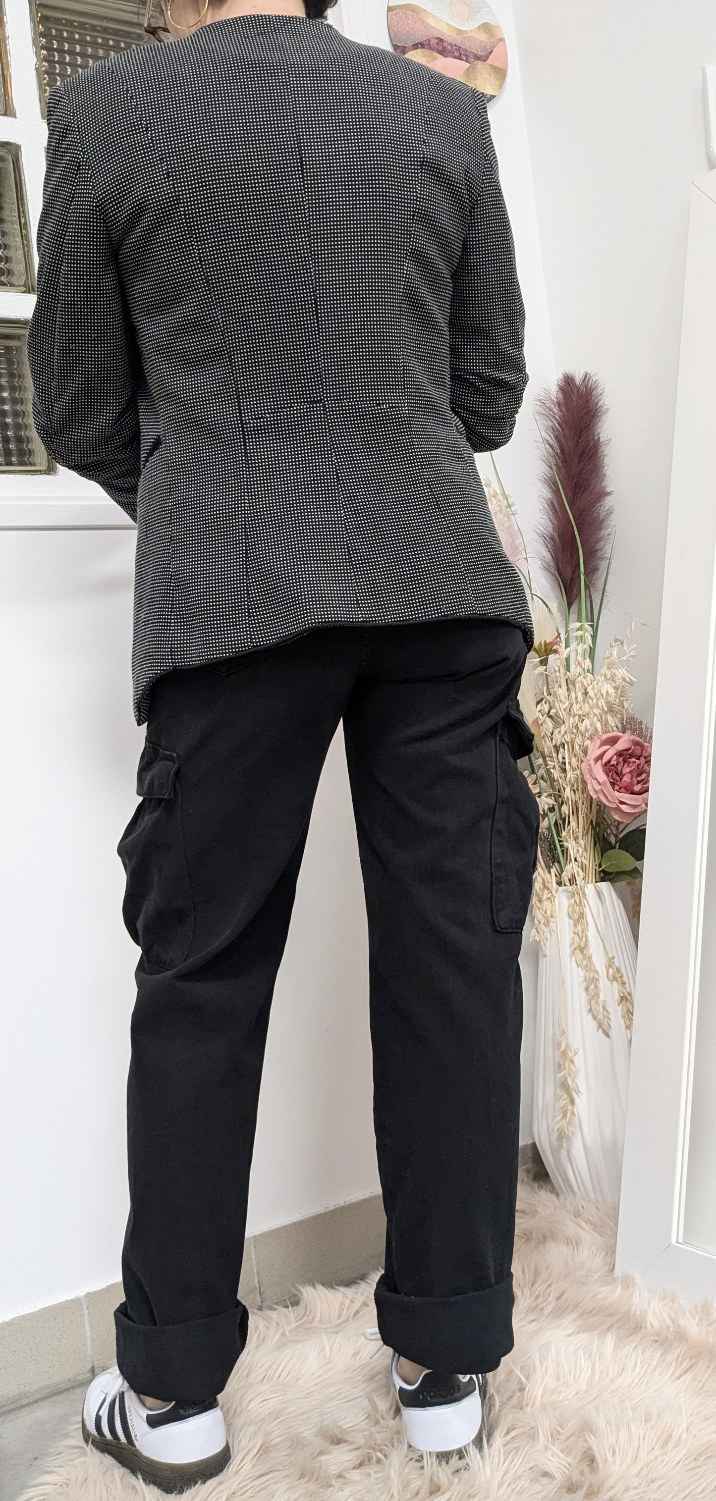 Blazer structuré pois - H&M - 34