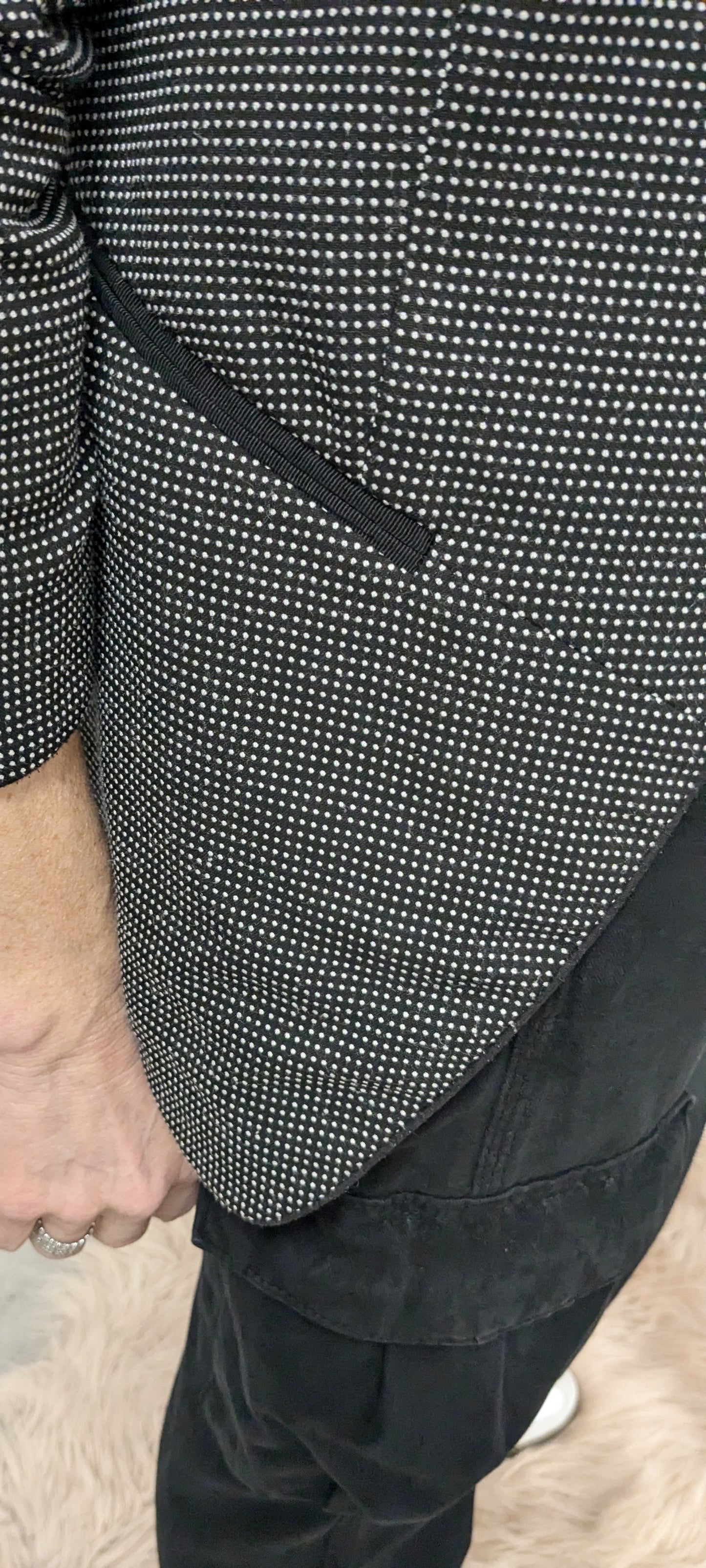 Blazer structuré pois - H&M - 34