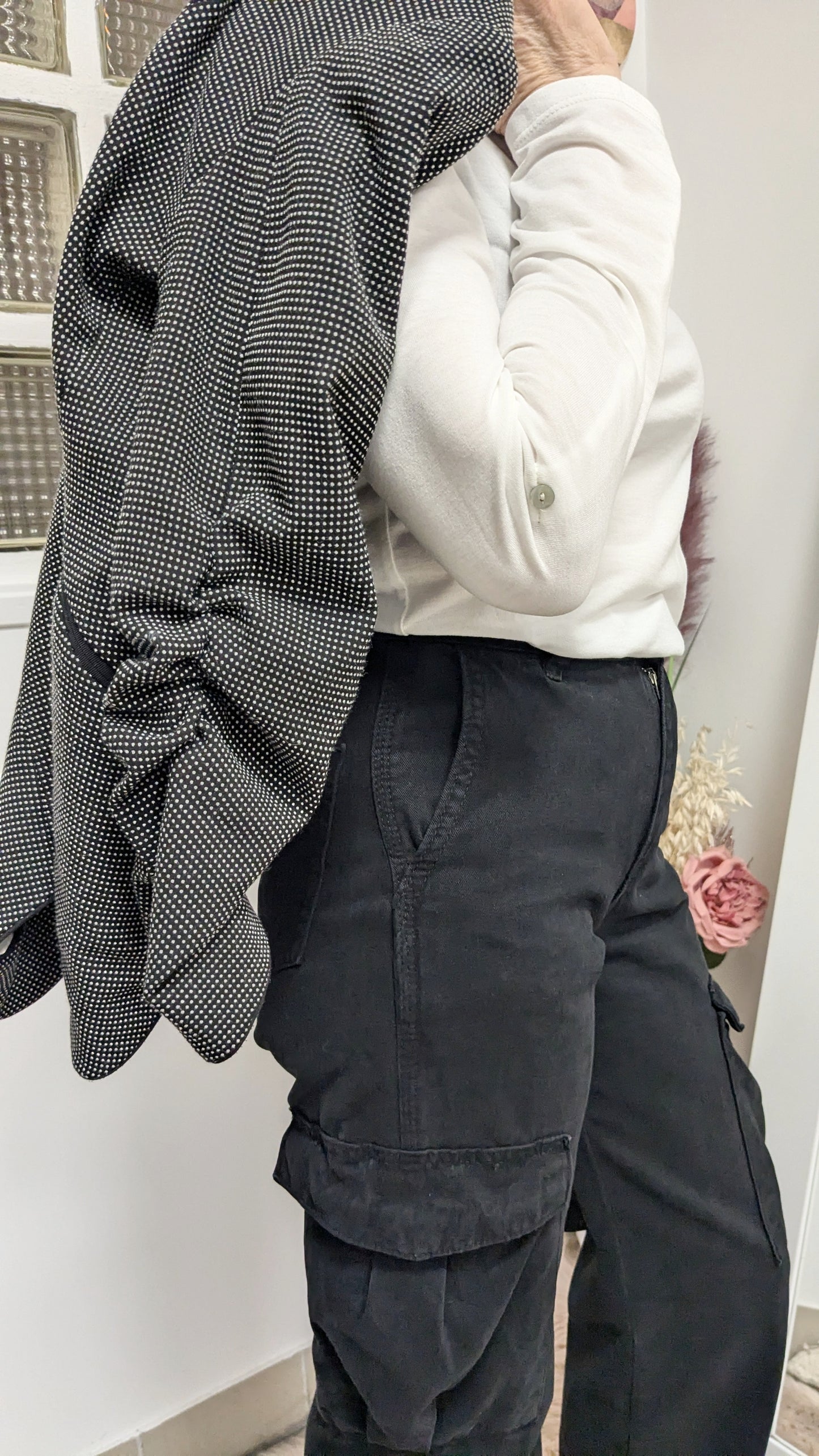 Blazer structuré pois - H&M - 34