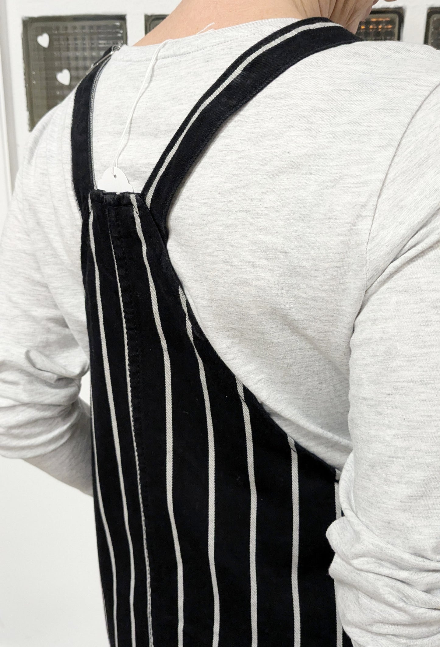 Robe salopette rayée - Bershka - 34/36