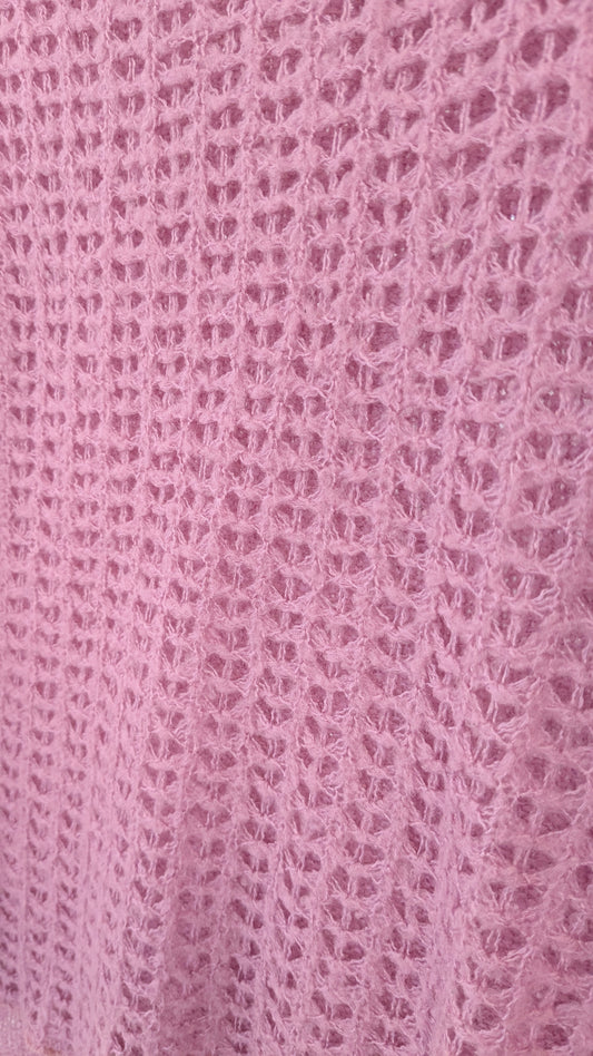 Pull ajouré rose tendre - Boutique indépendante - 34