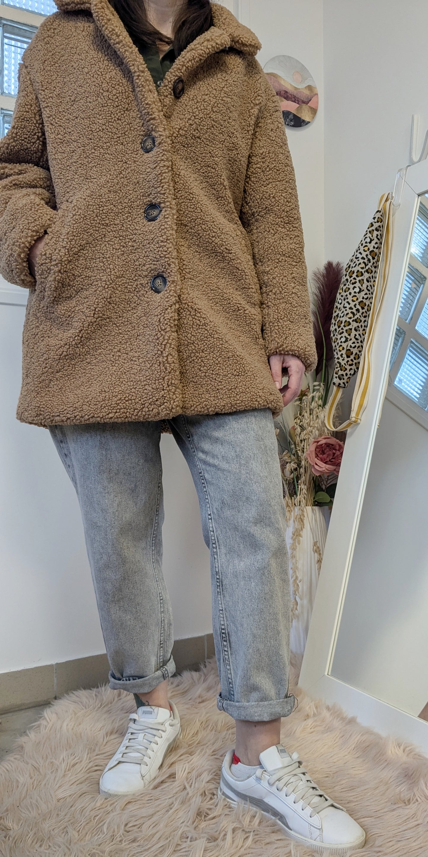 Manteau moumoute bouclette - Bréal - 38