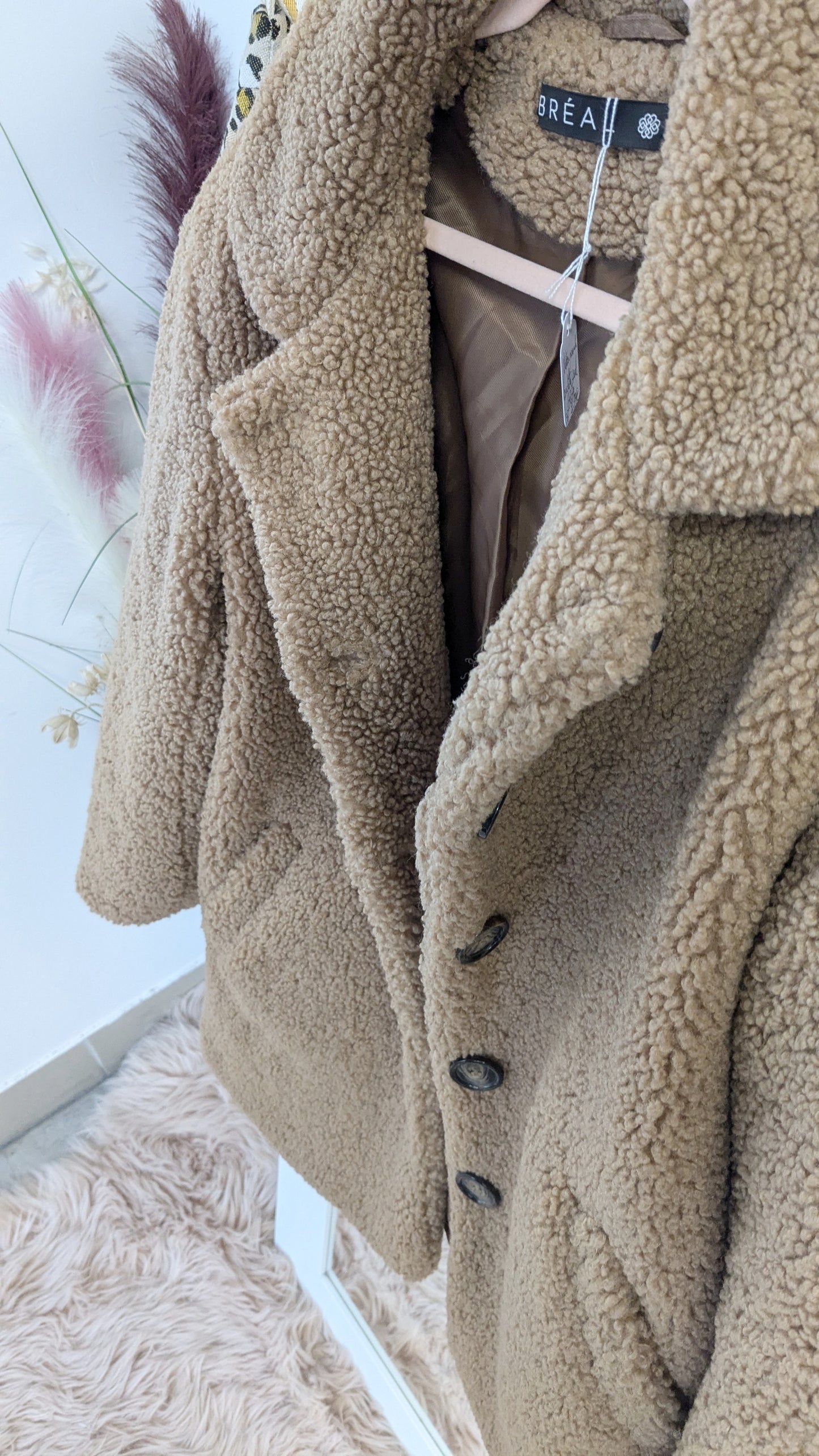 Manteau moumoute bouclette - Bréal - 38