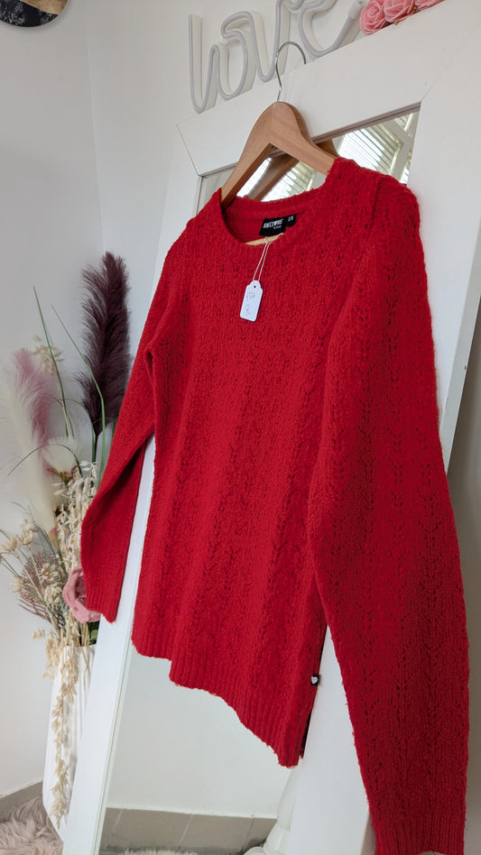 Pull rouge lumineux - Someone - 34/36