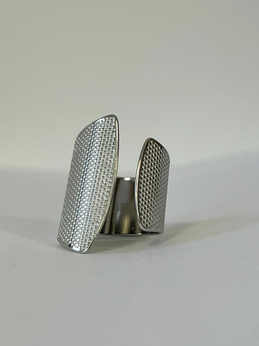 Bijoux Bague martelée réglable - Nude Collection - TU