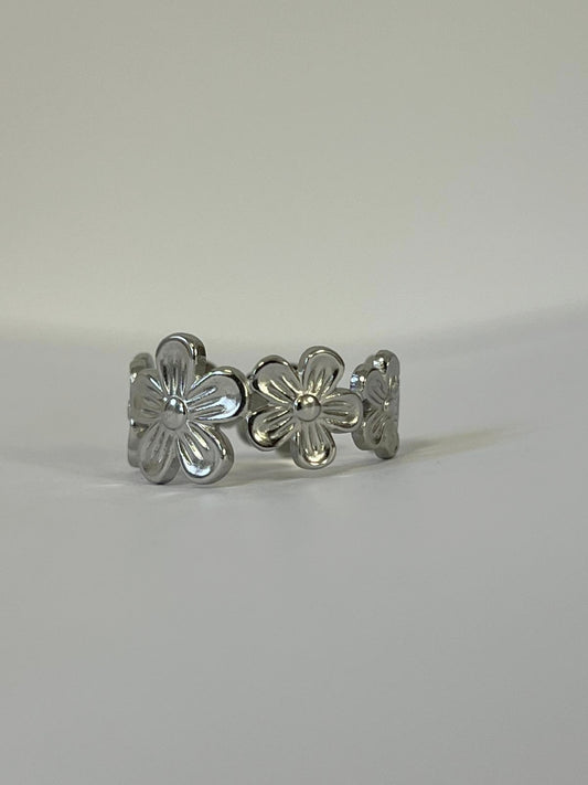 Bijoux Bague fleur réglable - Nude Collection - TU