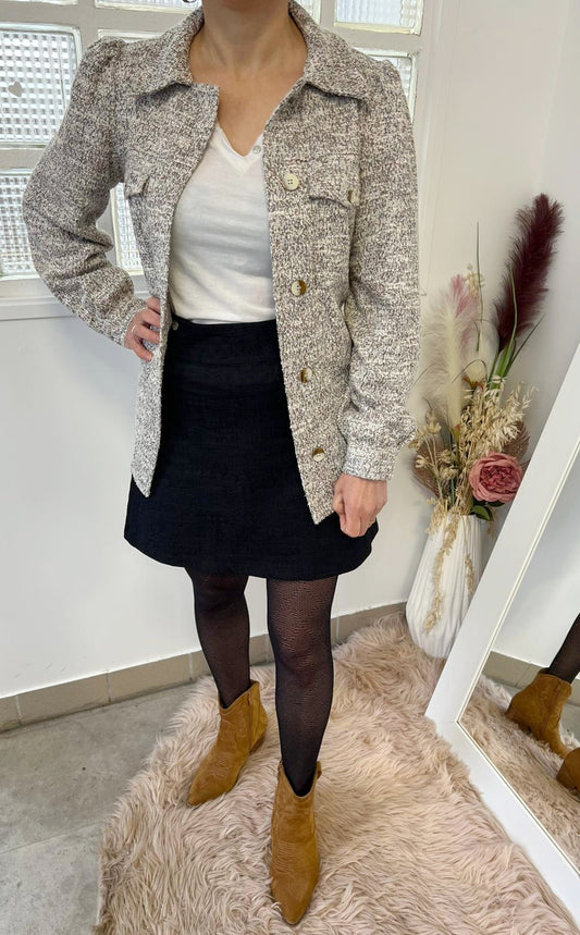 Veste chinée beige - Nafnaf - 36