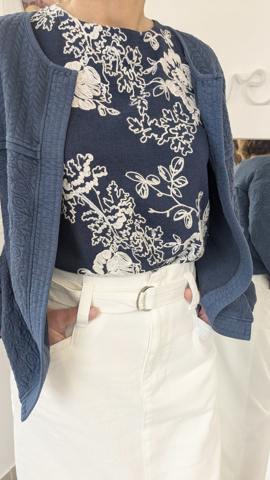 Jupe longue denim - Orféo - 38