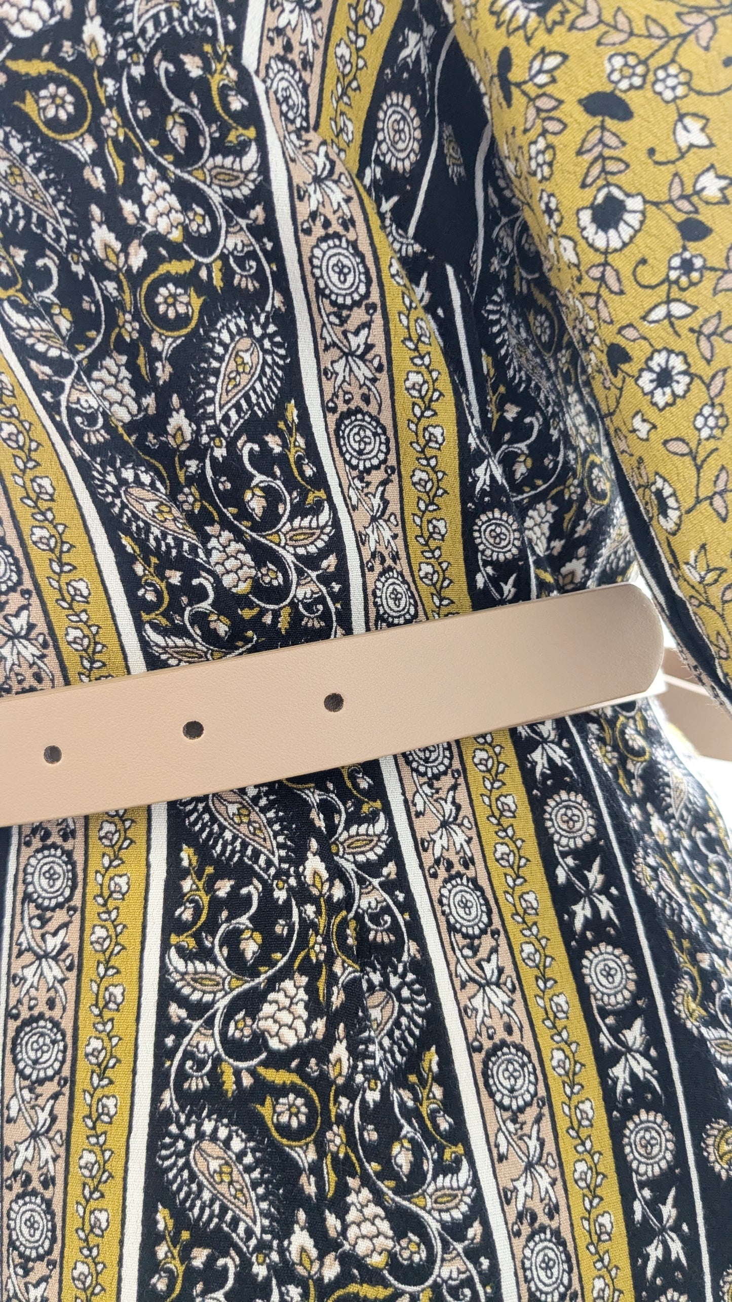 Robe moutarde fleurie - Cache-Cache - 38