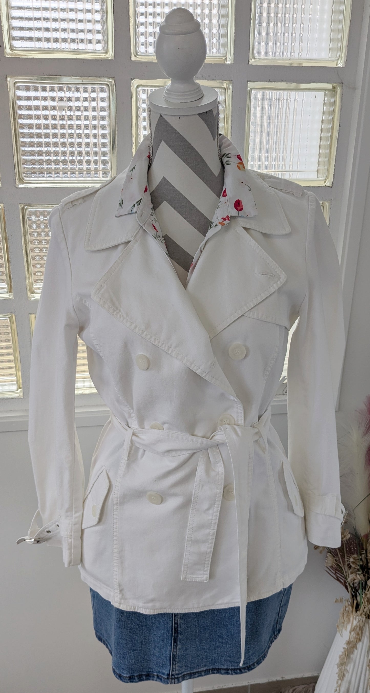 Trench épais blanc - Burton - 40
