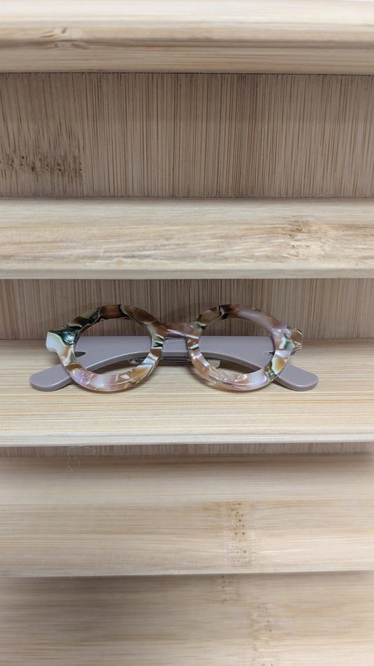 Bijoux Broche lunettes multi-creme Nude Collection - TU