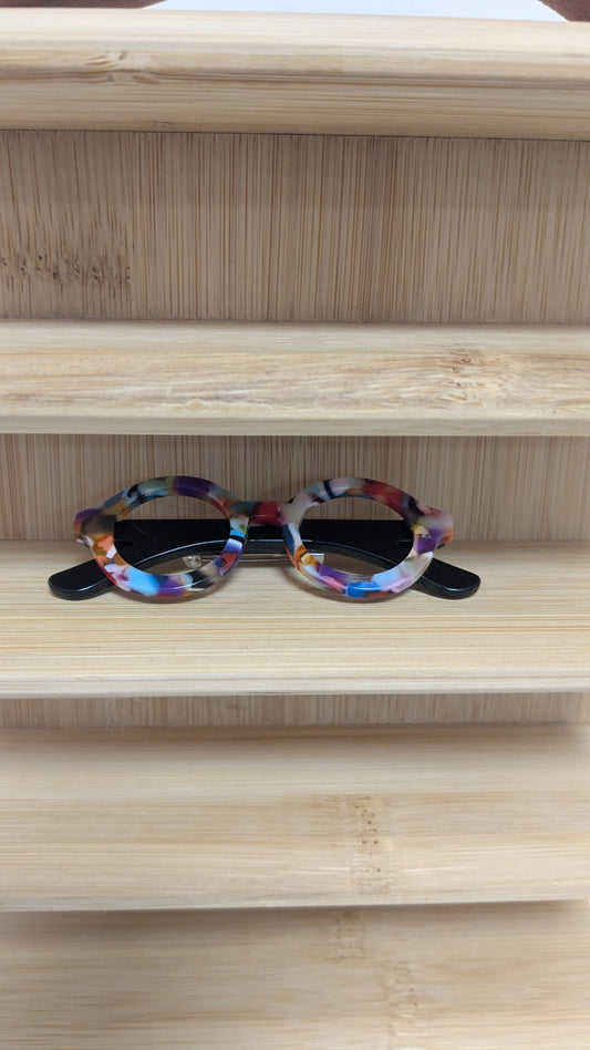 Bijoux Broche lunettes multi-noir - Nude Collection - TU