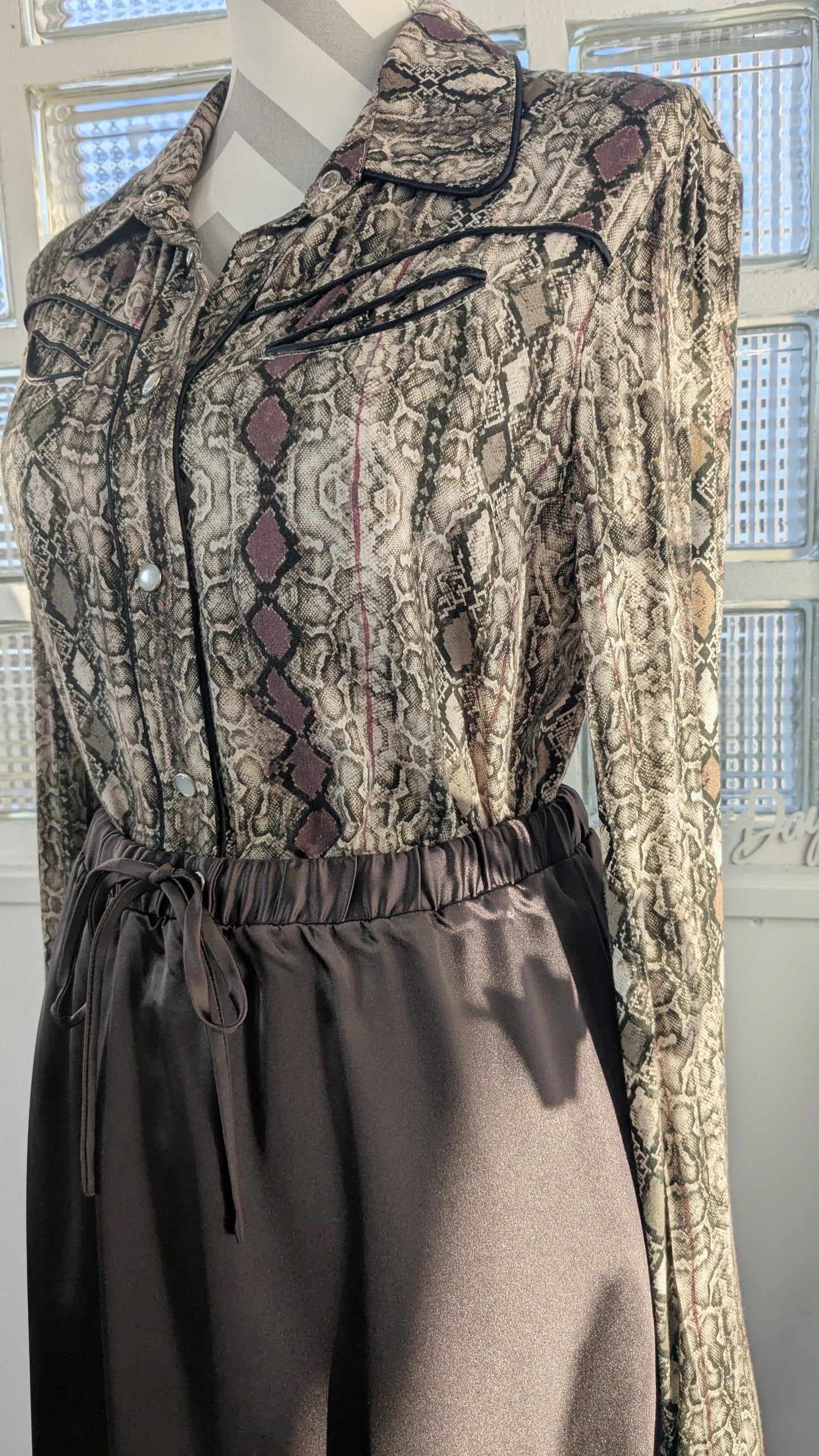 Chemise ethnique violine - Please - 38