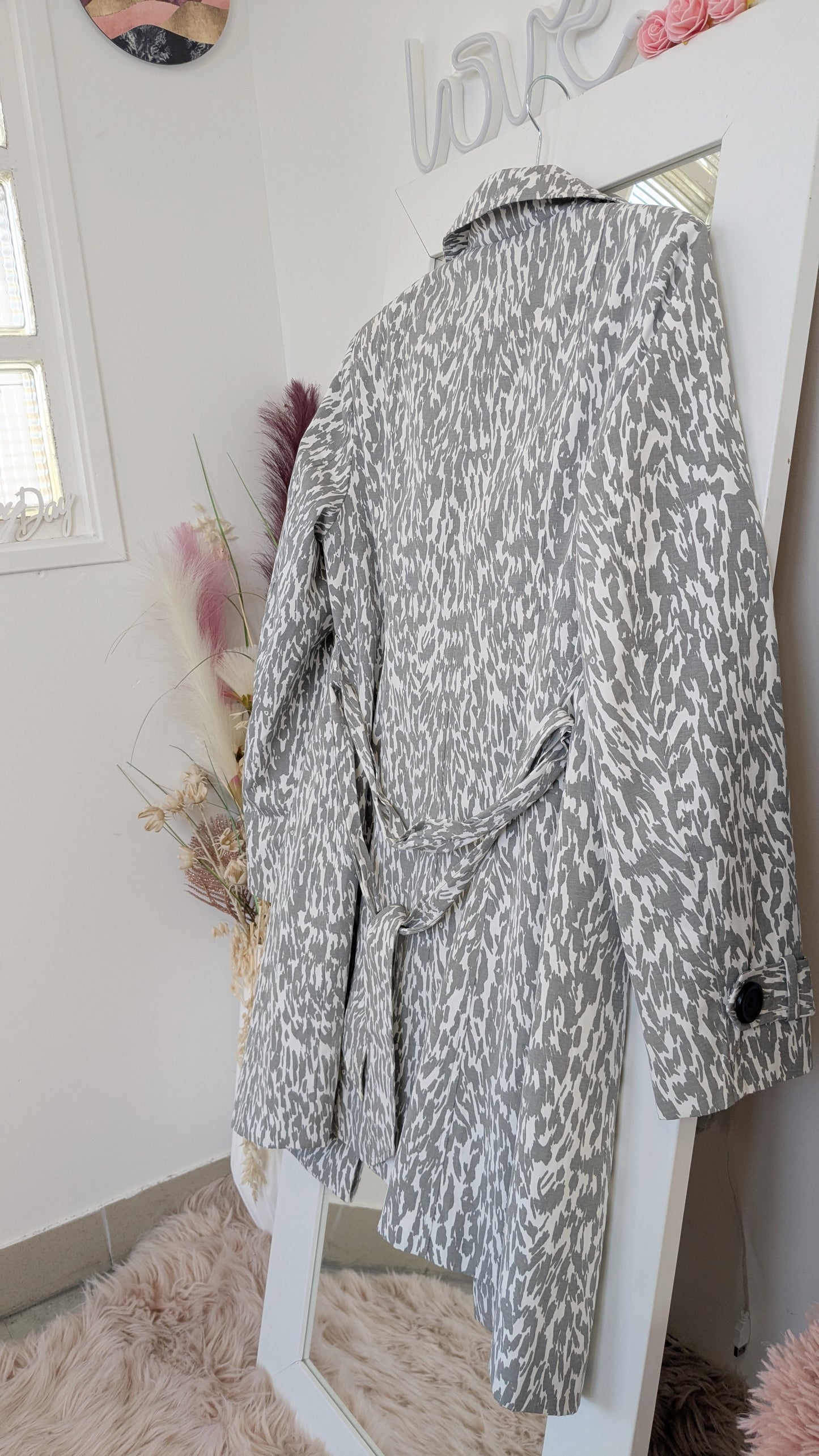 Trench blanc gris - Bon Prix - 40