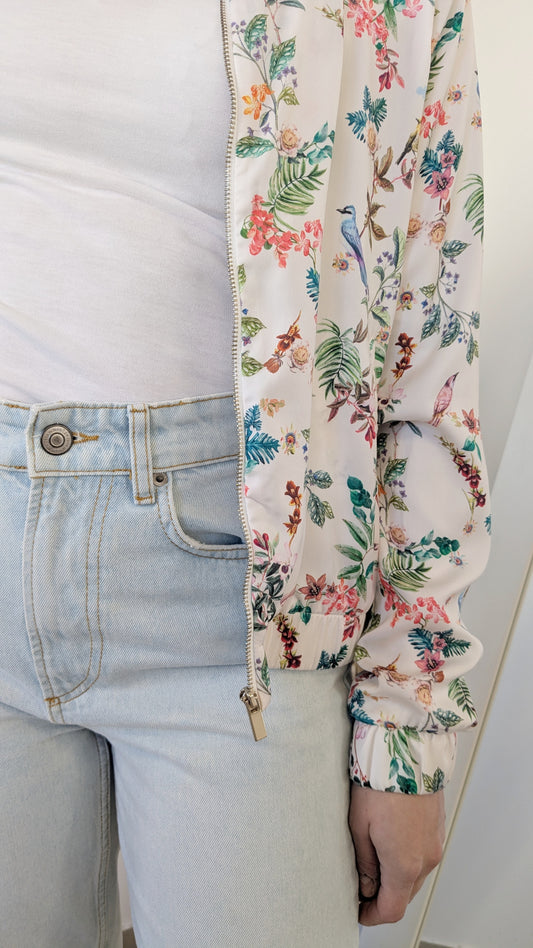 Bomber souple fleuri - Camaïeu - 36